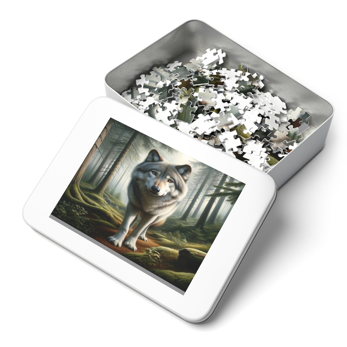 Puzzle - Forest Wolf (252, 500-Piece)