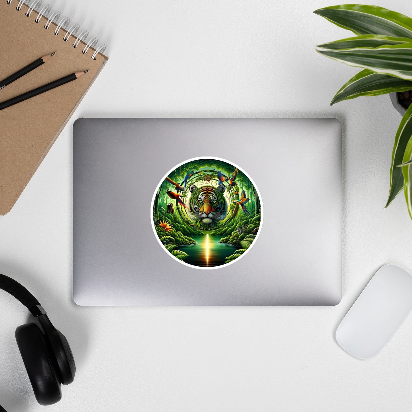 Sticker - Vibrant & Natural Tiger
