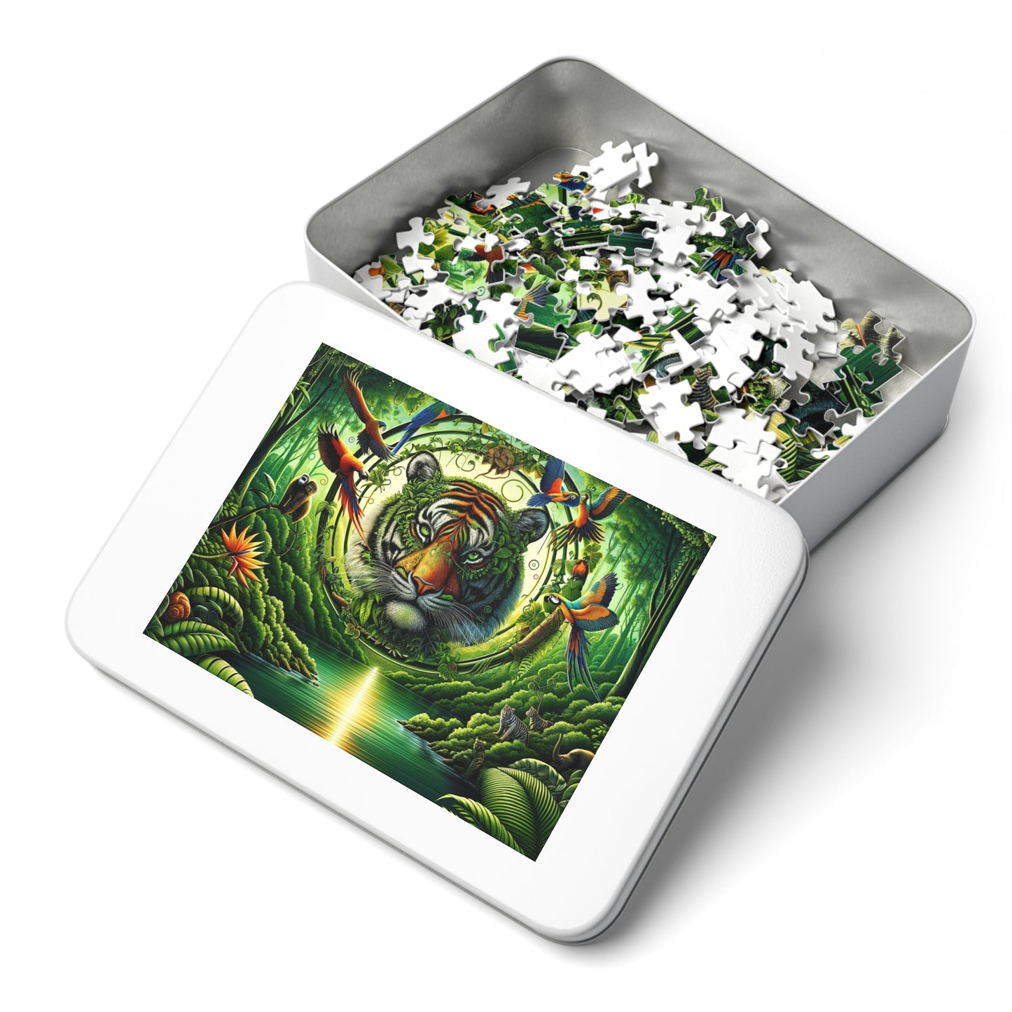 Puzzle - Vibrant & Natural Tiger (252, 500-Piece)