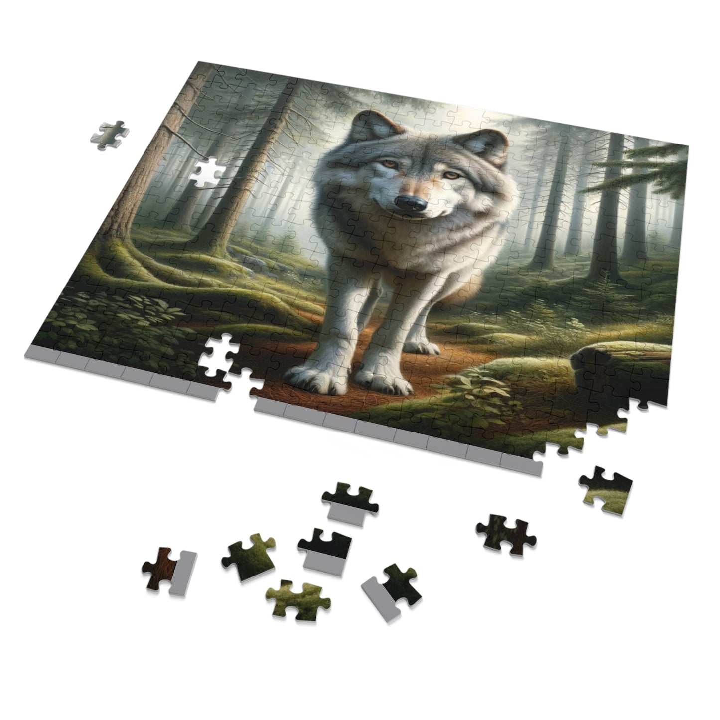 Puzzle - Forest Wolf (252, 500-Piece)
