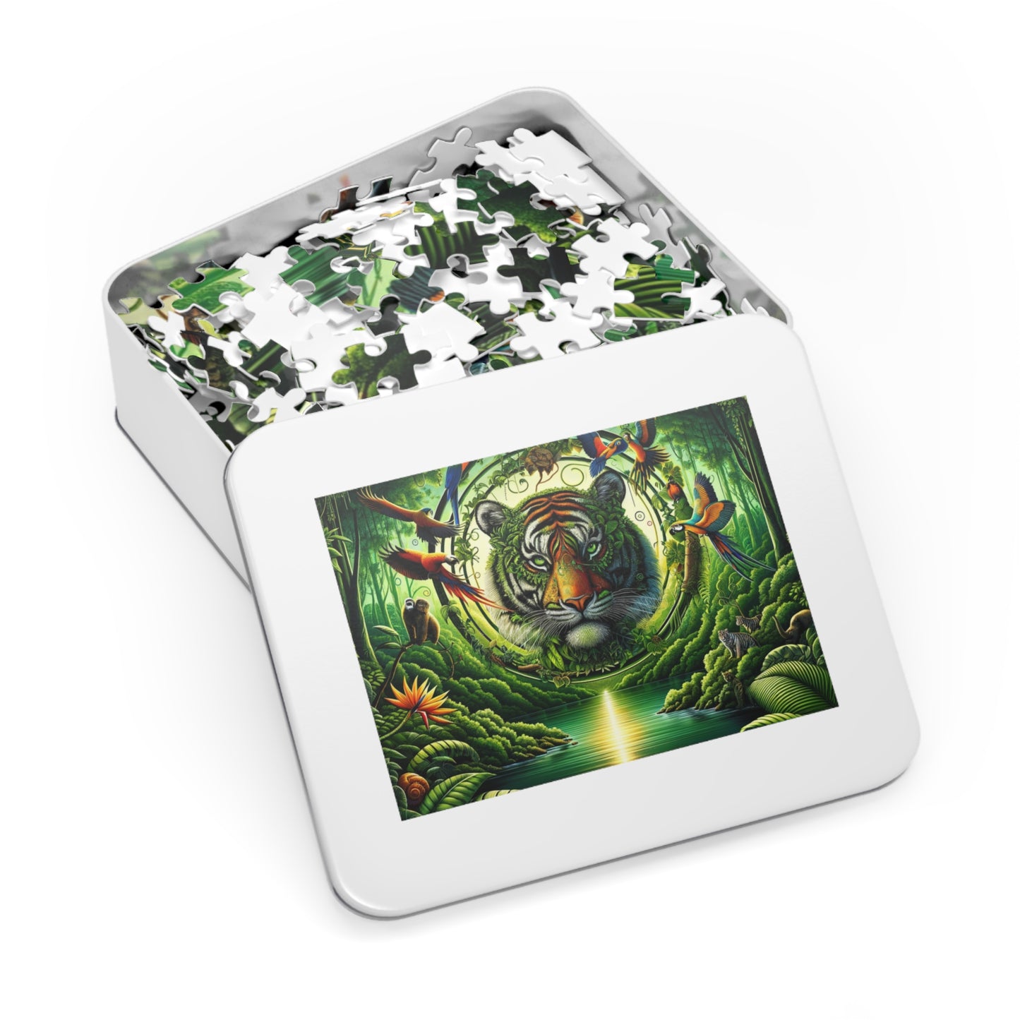 Puzzle - Vibrant & Natural Tiger (252, 500-Piece)