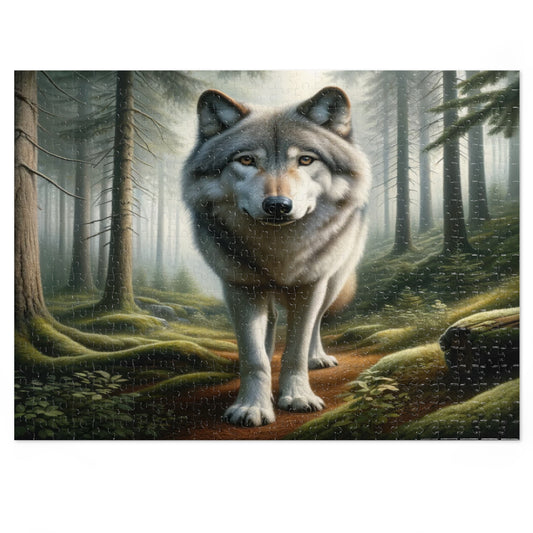 Puzzle - Forest Wolf (252, 500-Piece)
