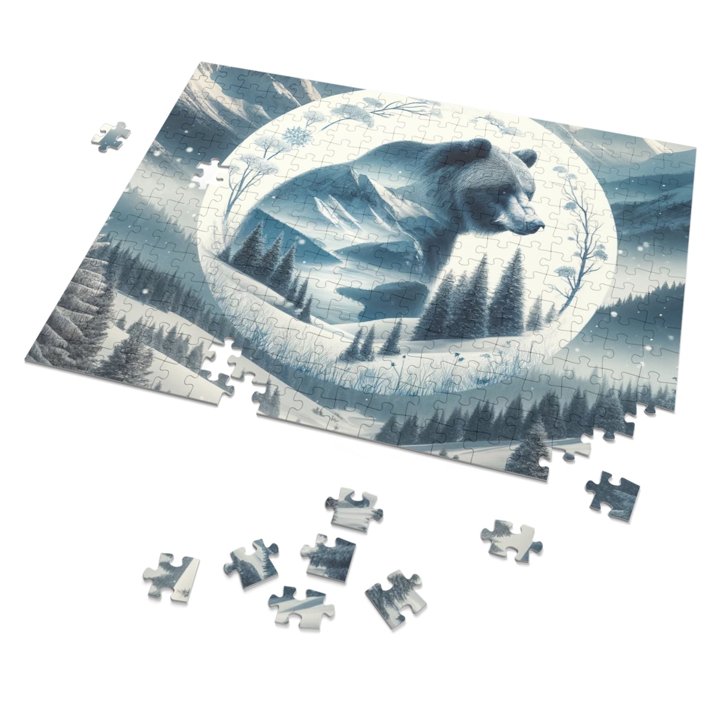 Puzzle - Snowy Bear (252, 500-Piece)