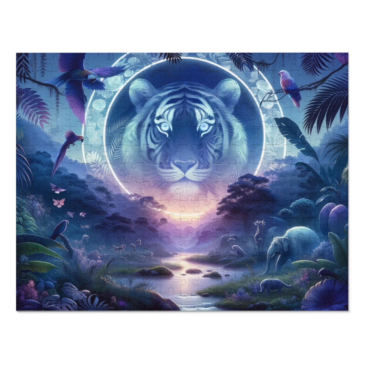 Puzzle - Mystical Twilight Tiger (252, 500-Piece)