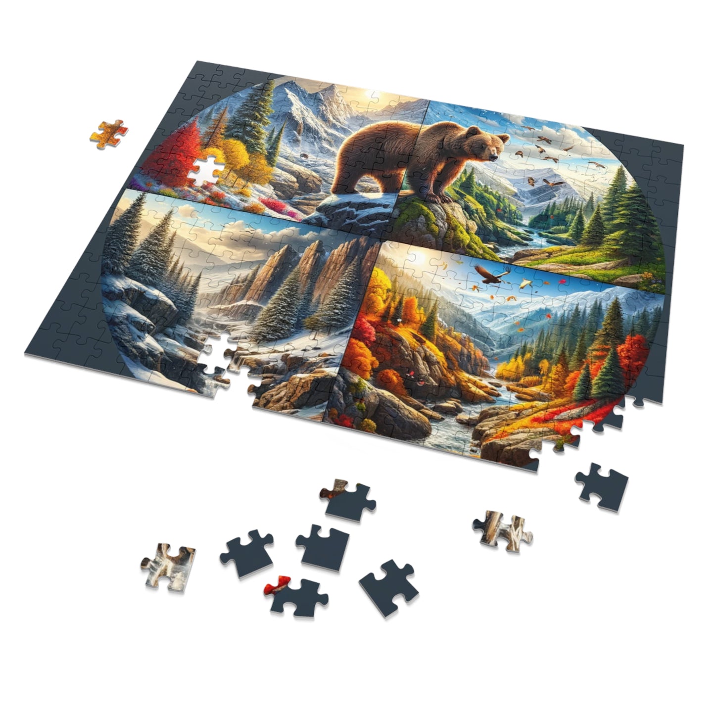 Puzzle - Seasons of the Bear (252, 500-Piece)