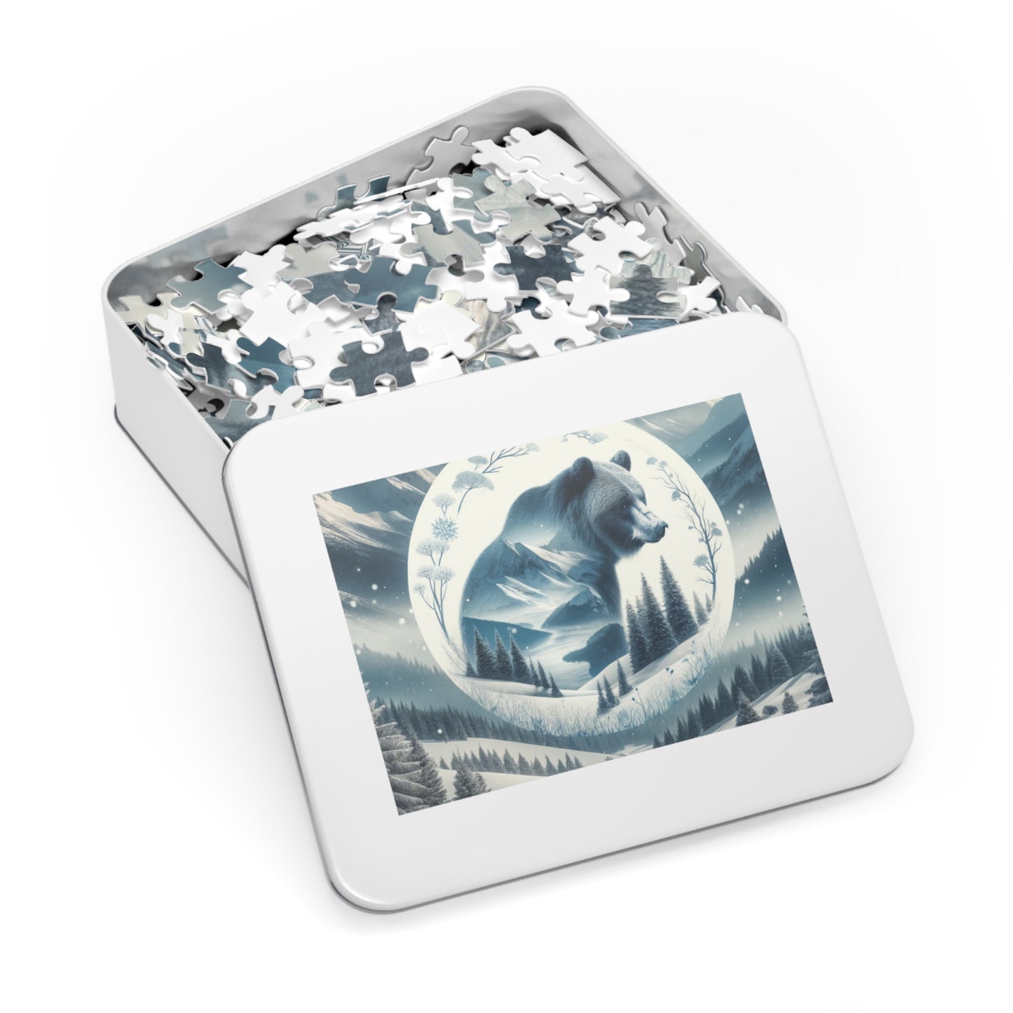 Puzzle - Snowy Bear (252, 500-Piece)