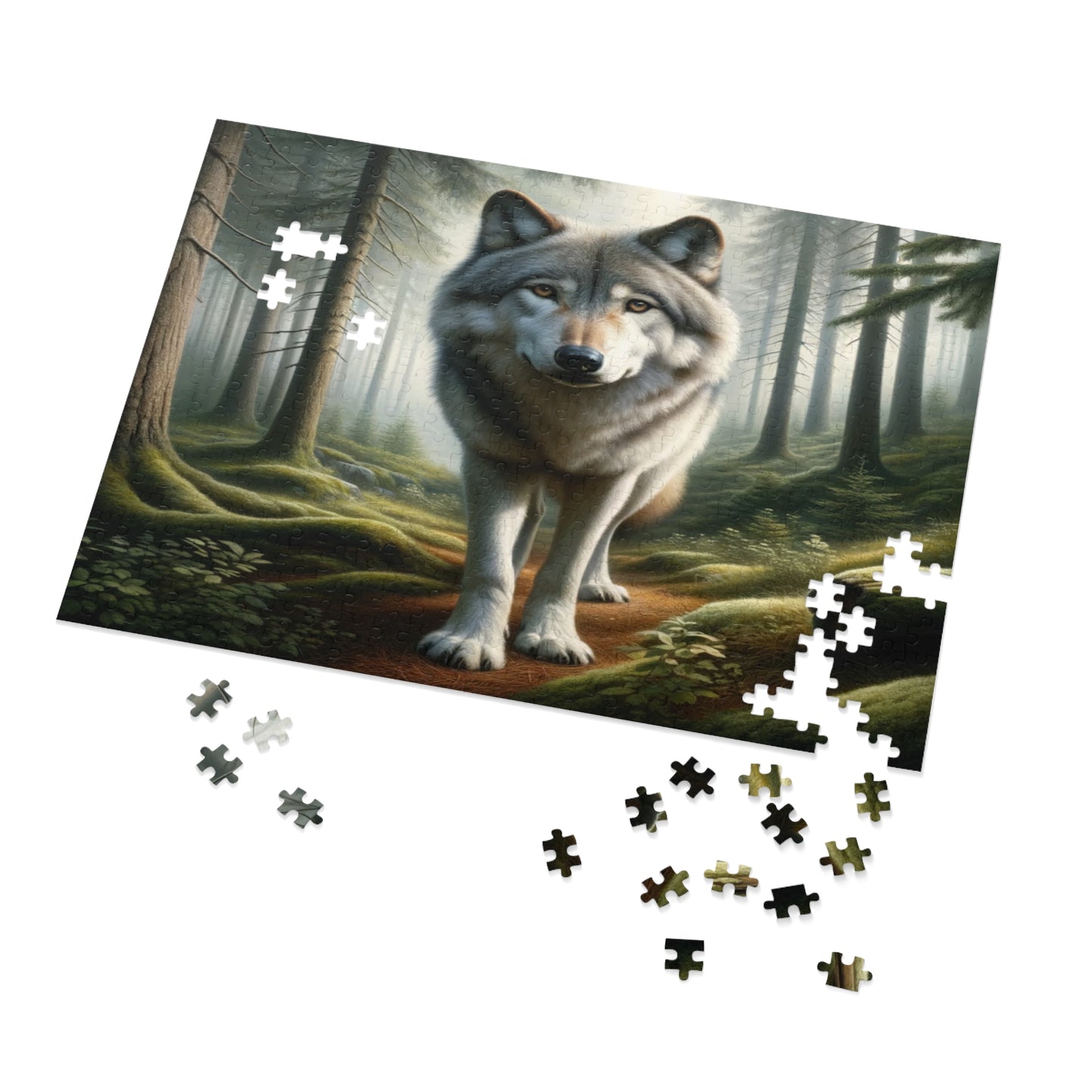 Puzzle - Forest Wolf (252, 500-Piece)