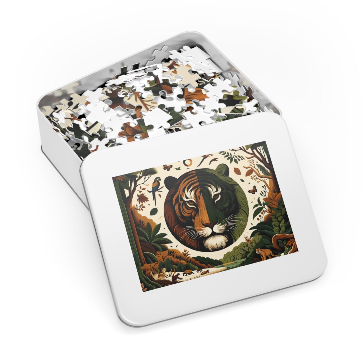 Puzzle - Earthy & Warm Tiger (252, 500-Piece)