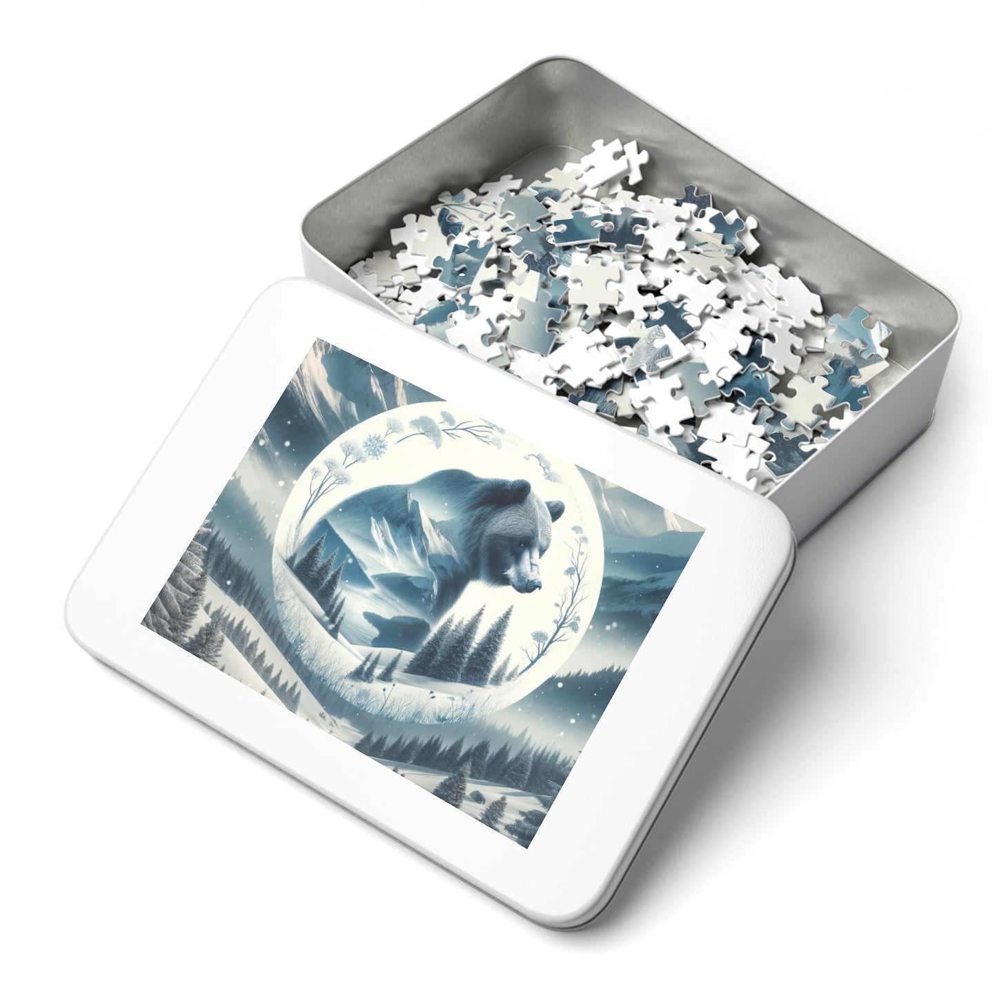Puzzle - Snowy Bear (252, 500-Piece)