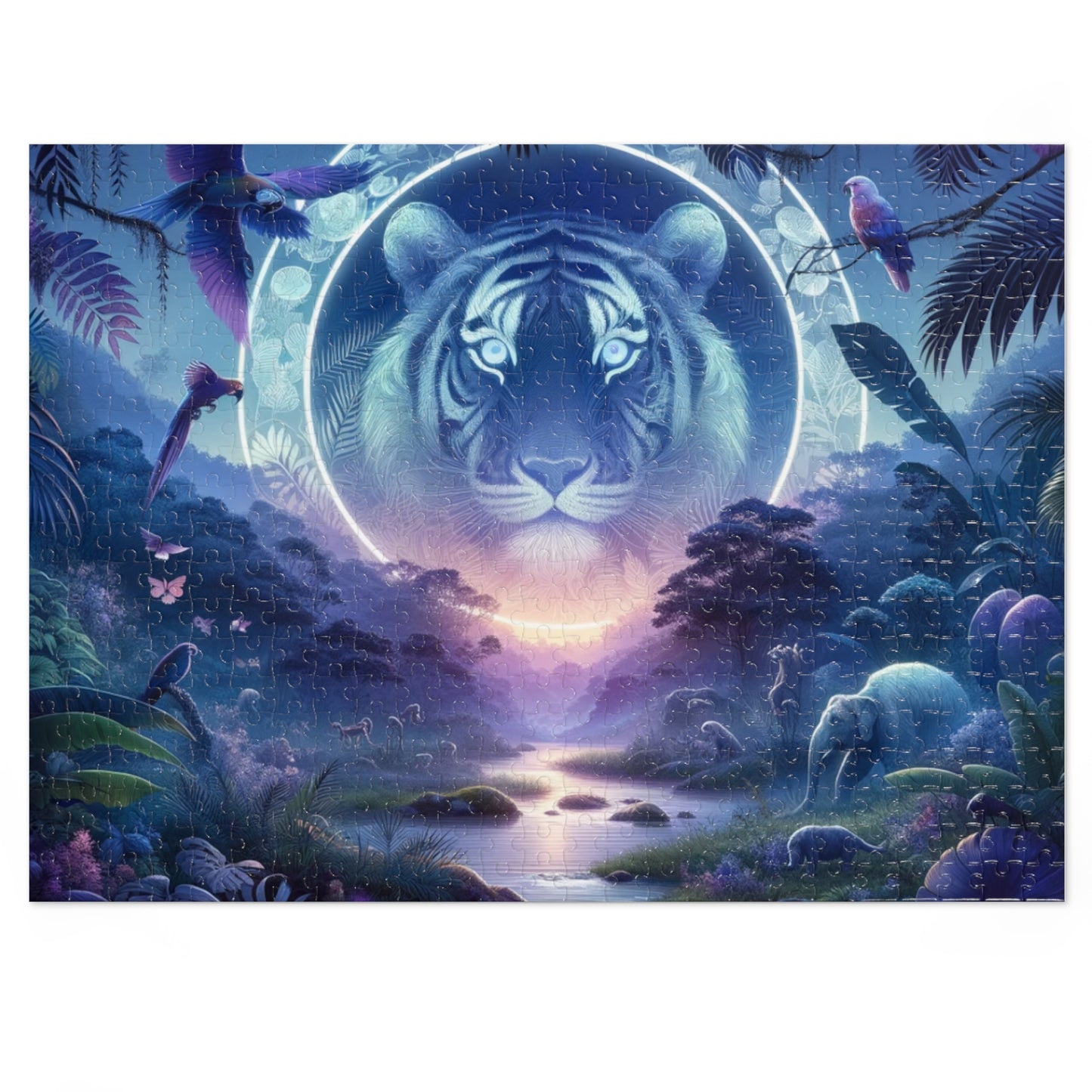 Puzzle - Mystical Twilight Tiger (252, 500-Piece)