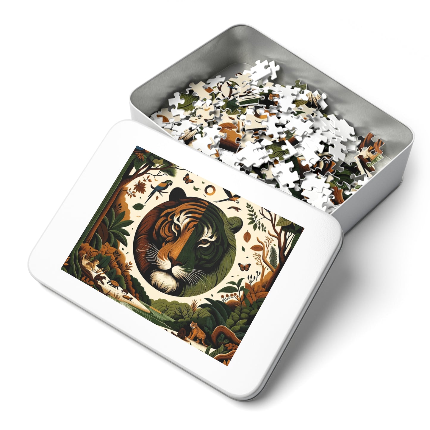 Puzzle - Earthy & Warm Tiger (252, 500-Piece)