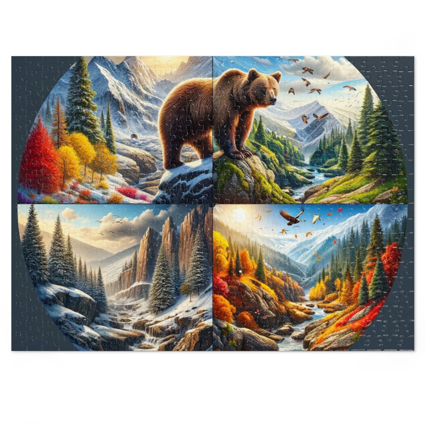 Puzzle - Seasons of the Bear (252, 500-Piece)