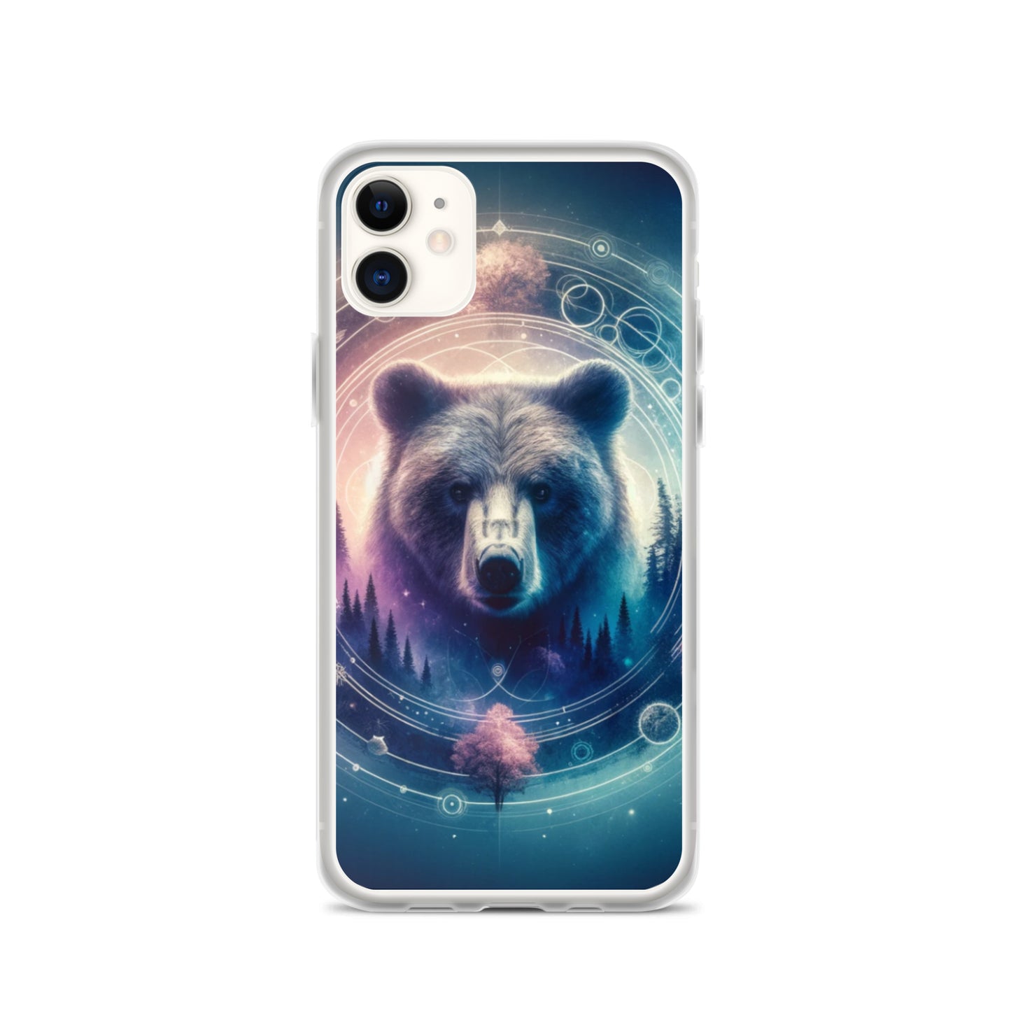 Clear iPhone Case - Dreamy Bear
