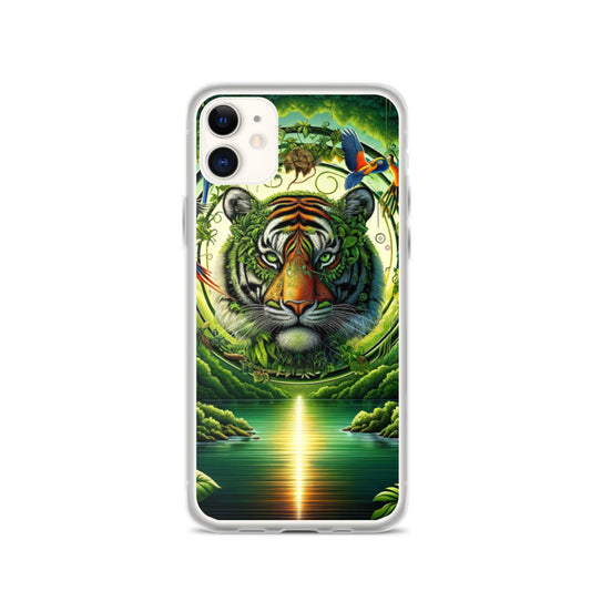 Clear iPhone Case - Vibrant & Natural Tiger