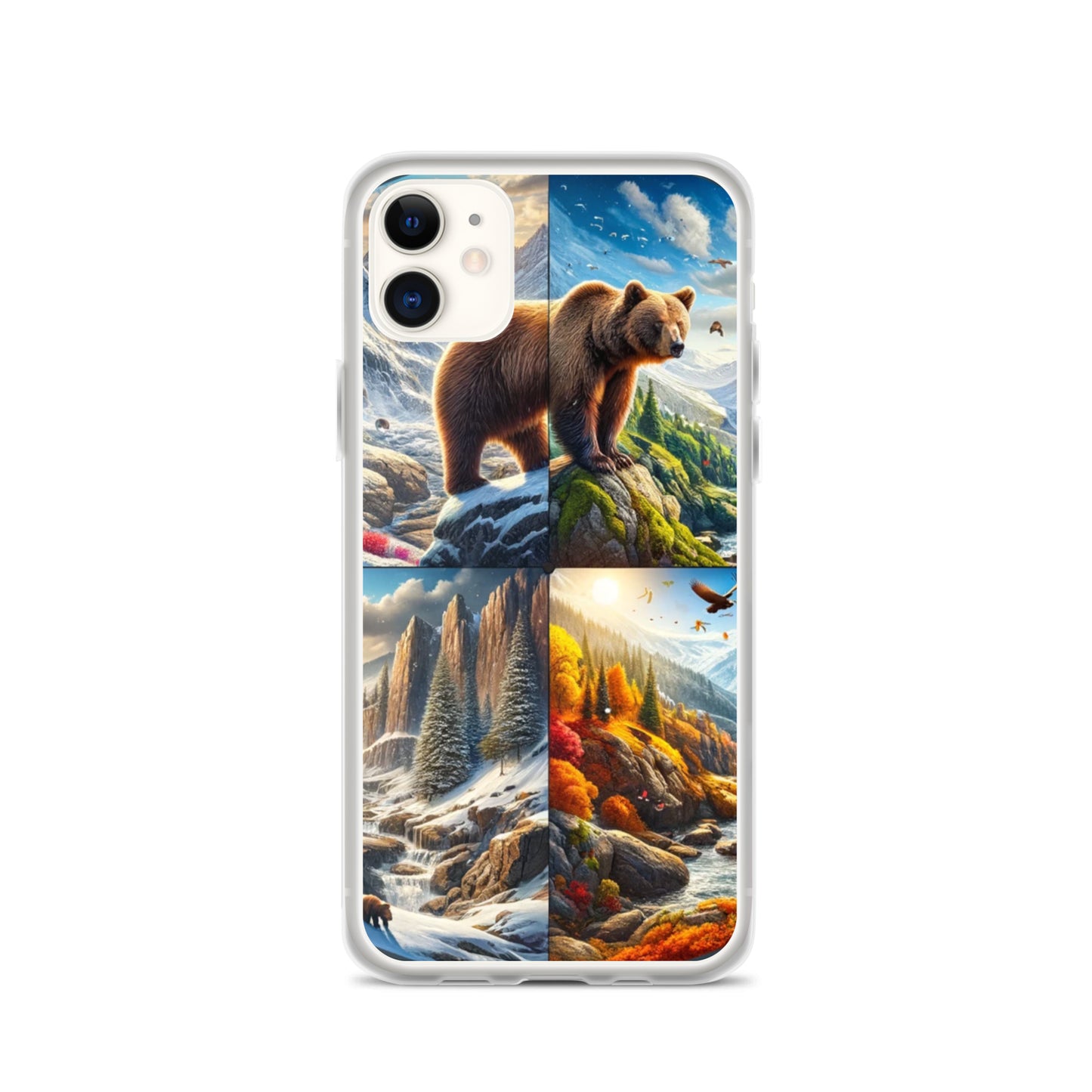 Clear iPhone Case - Seasons of the Bear
