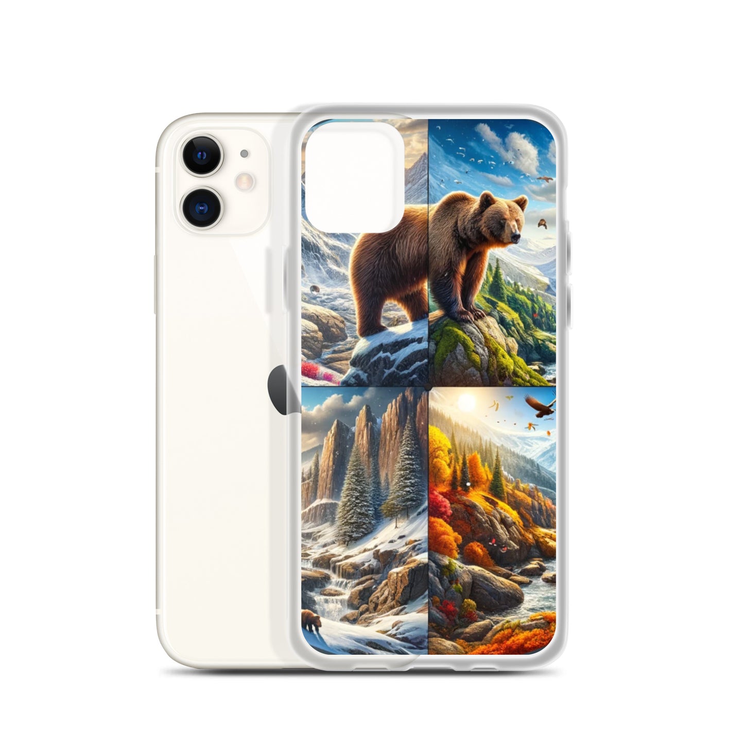 Clear iPhone Case - Seasons of the Bear