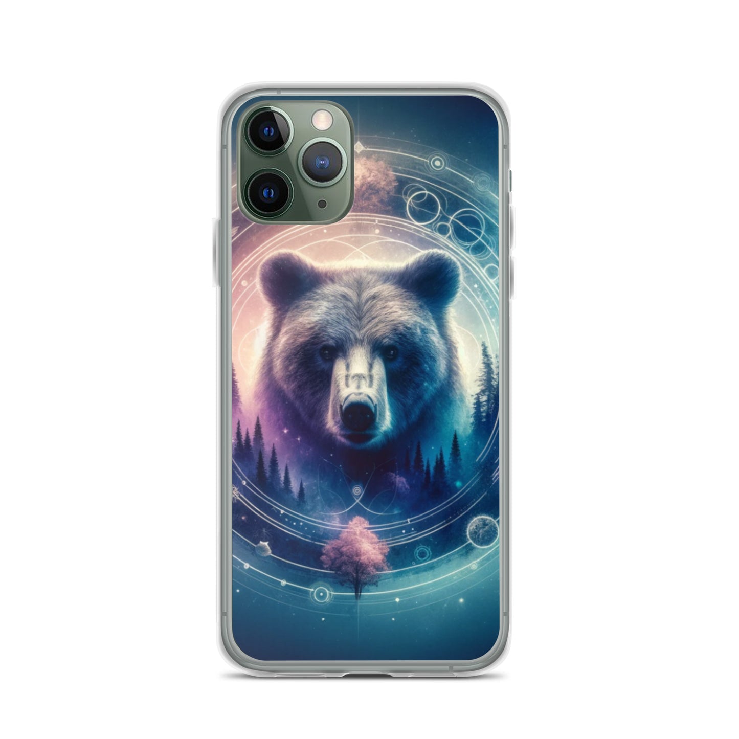 Clear iPhone Case - Dreamy Bear