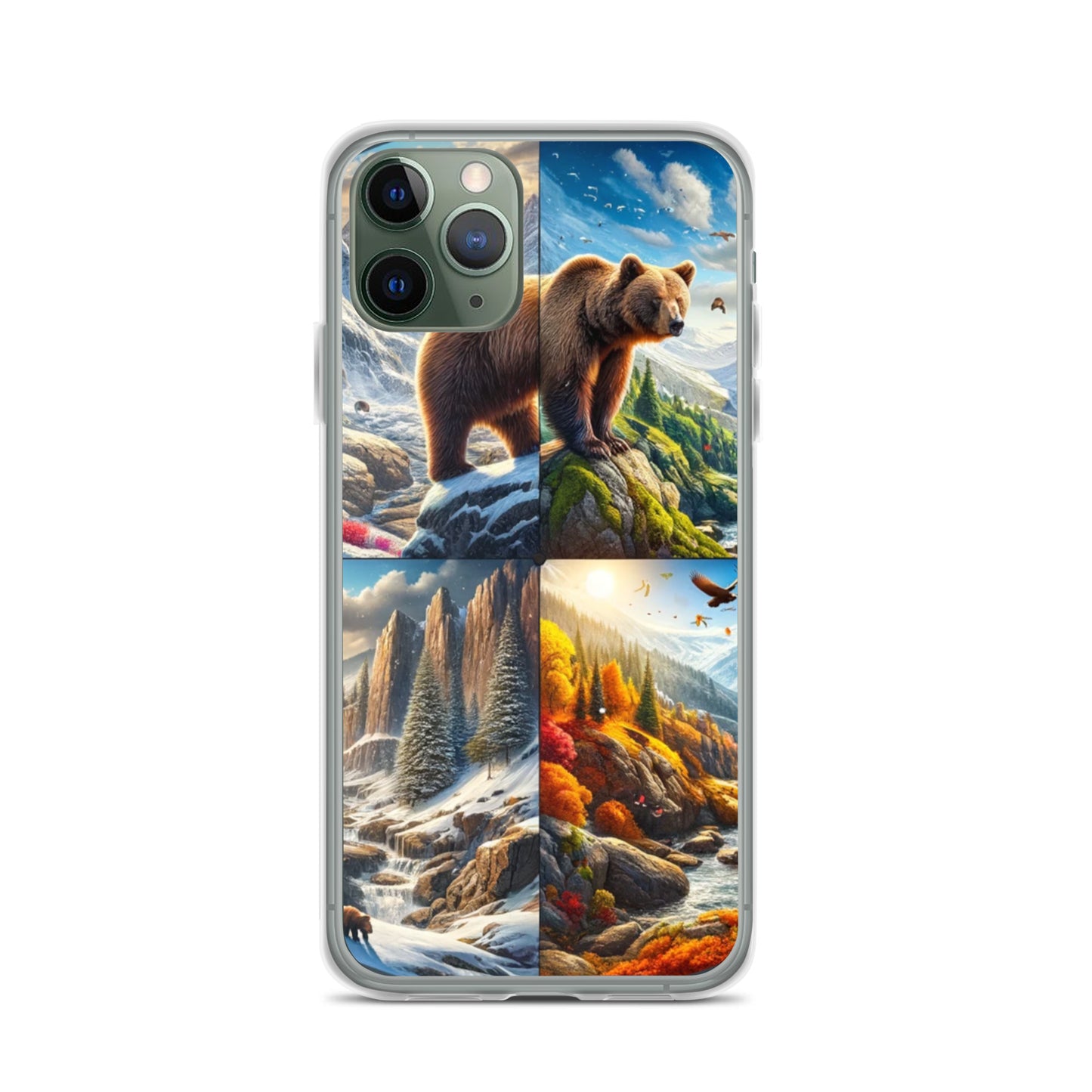 Clear iPhone Case - Seasons of the Bear