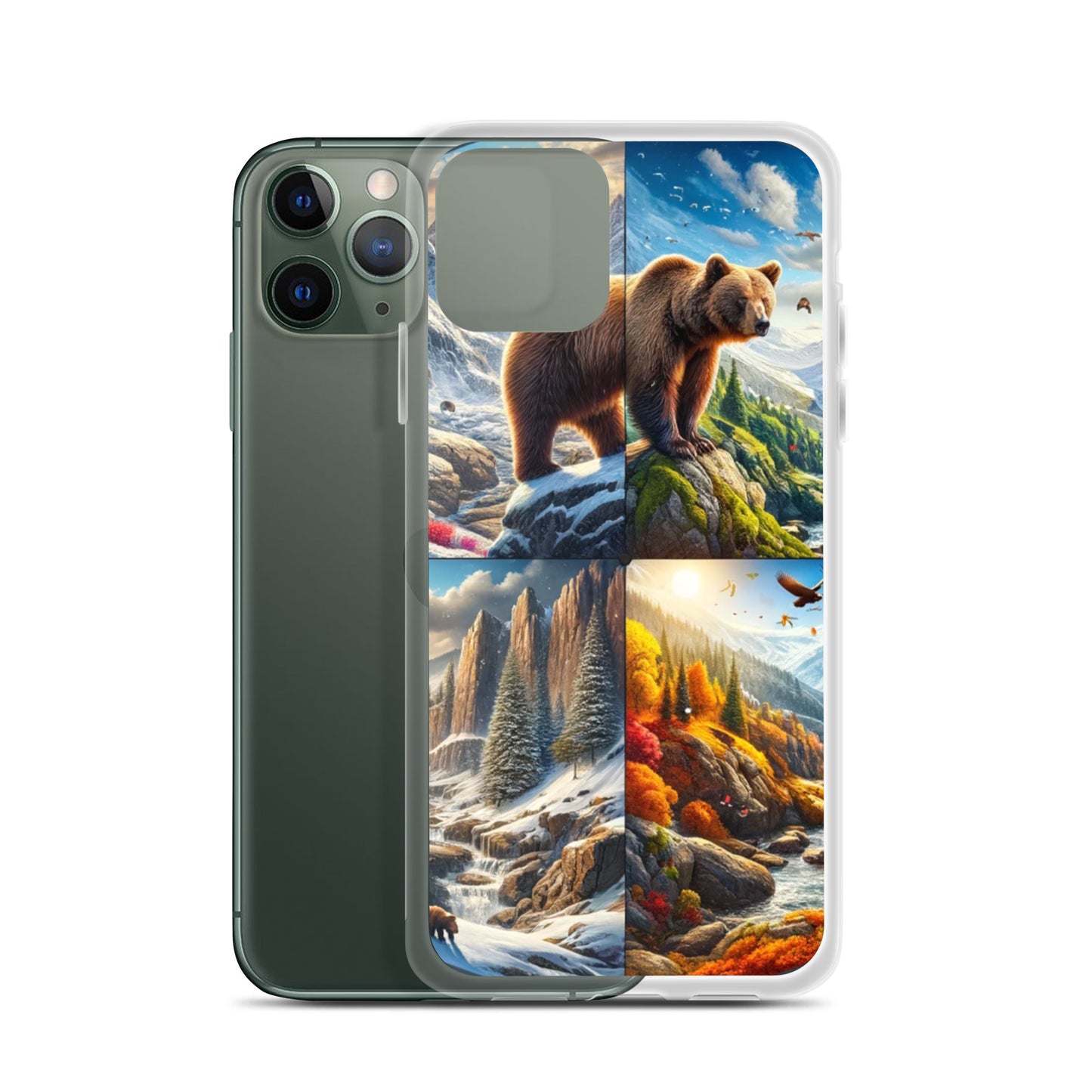 Clear iPhone Case - Seasons of the Bear