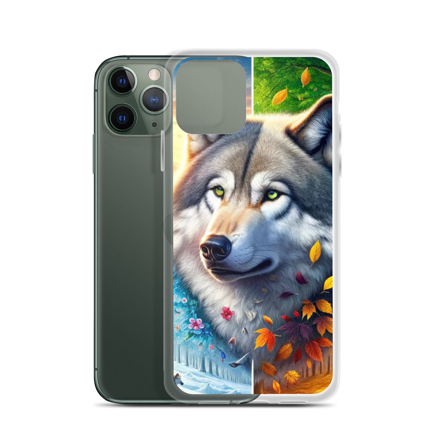 Clear iPhone Case - Wolves of the Wild