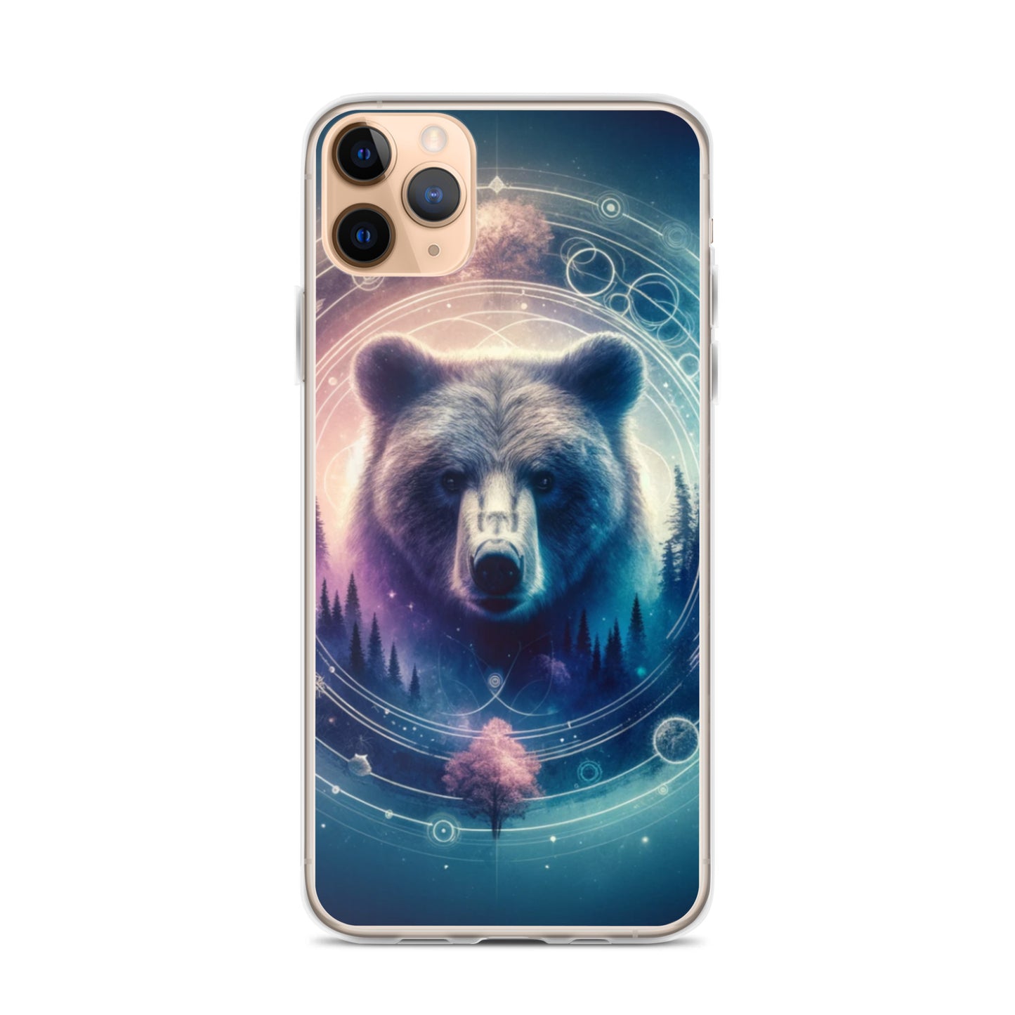 Clear iPhone Case - Dreamy Bear