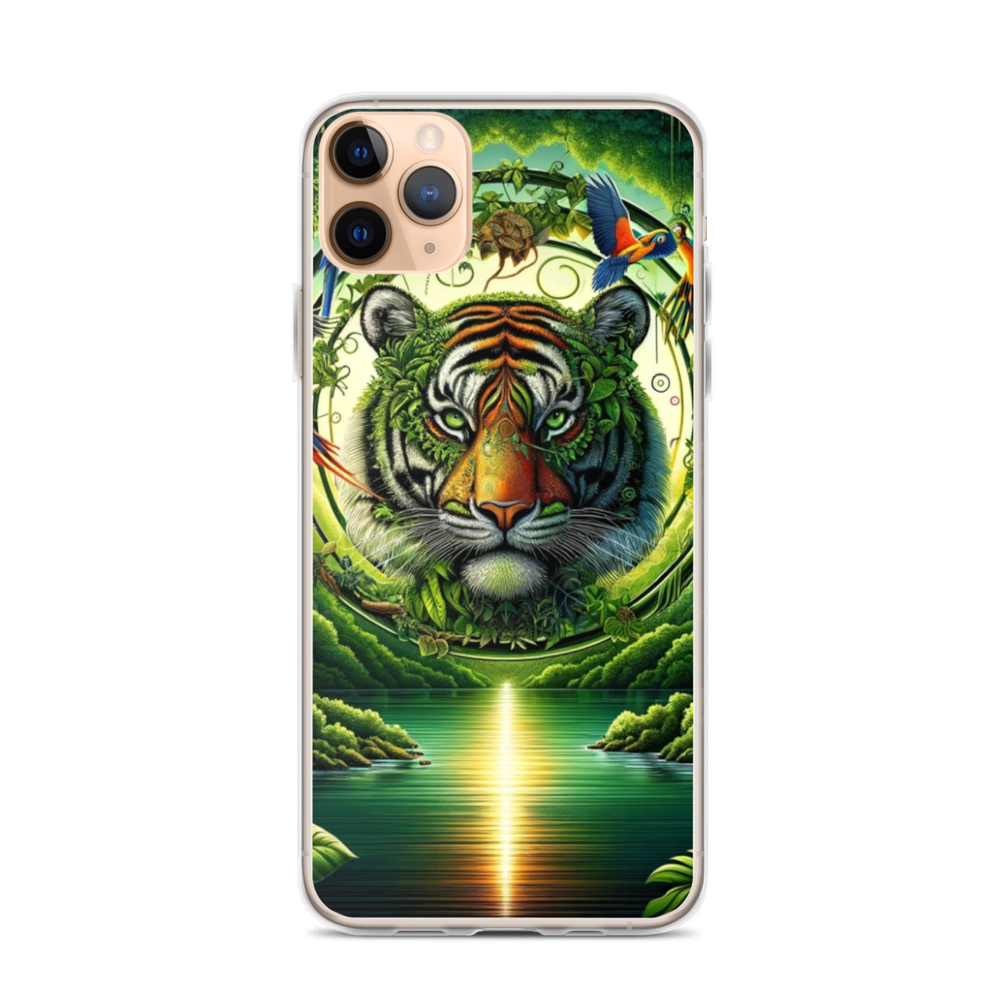 Clear iPhone Case - Vibrant & Natural Tiger