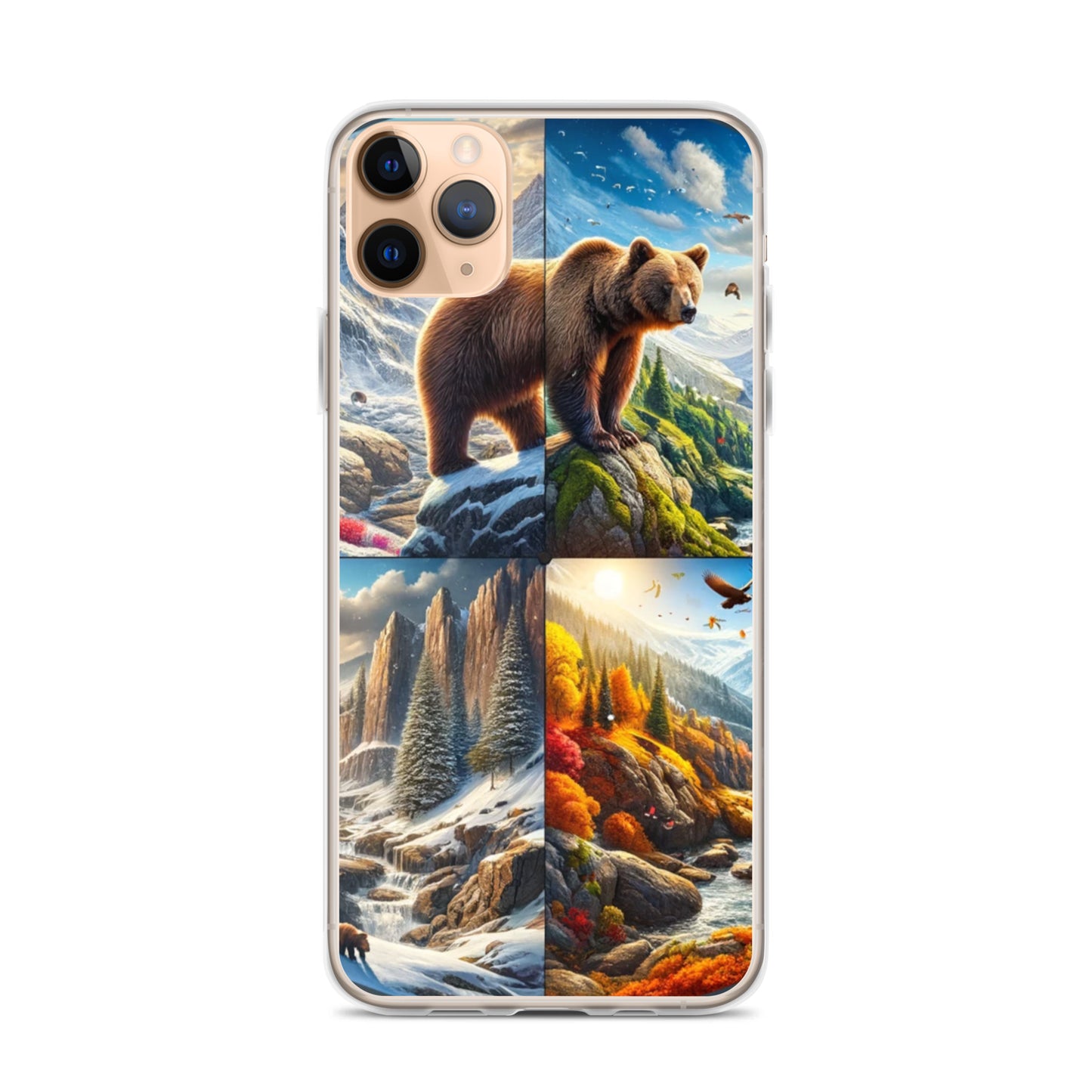 Clear iPhone Case - Seasons of the Bear