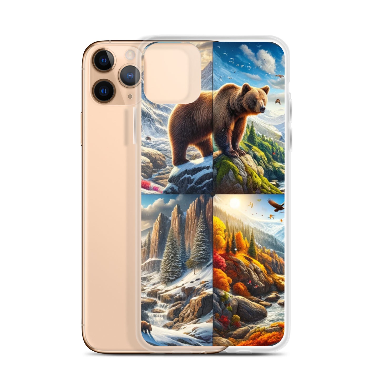 Clear iPhone Case - Seasons of the Bear
