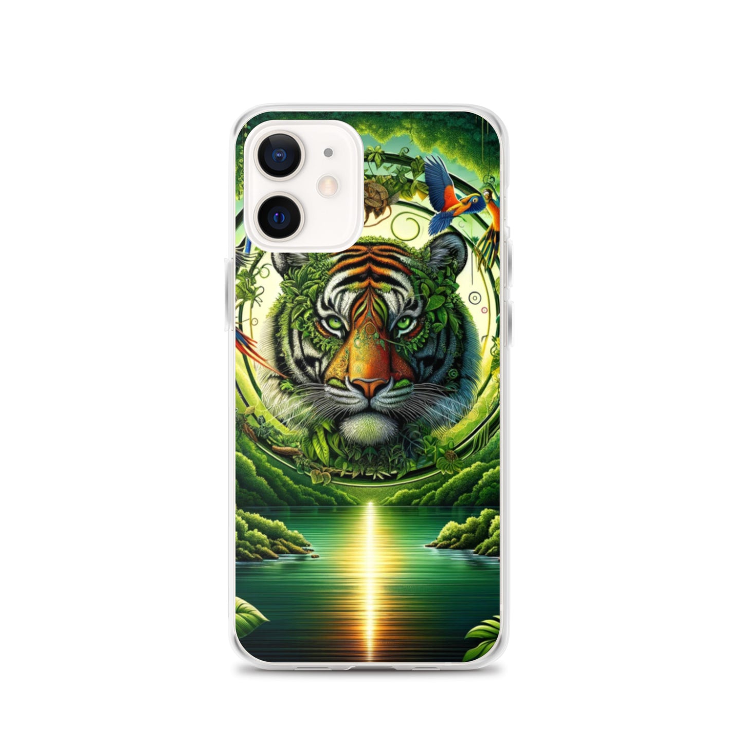 Clear iPhone Case - Vibrant & Natural Tiger