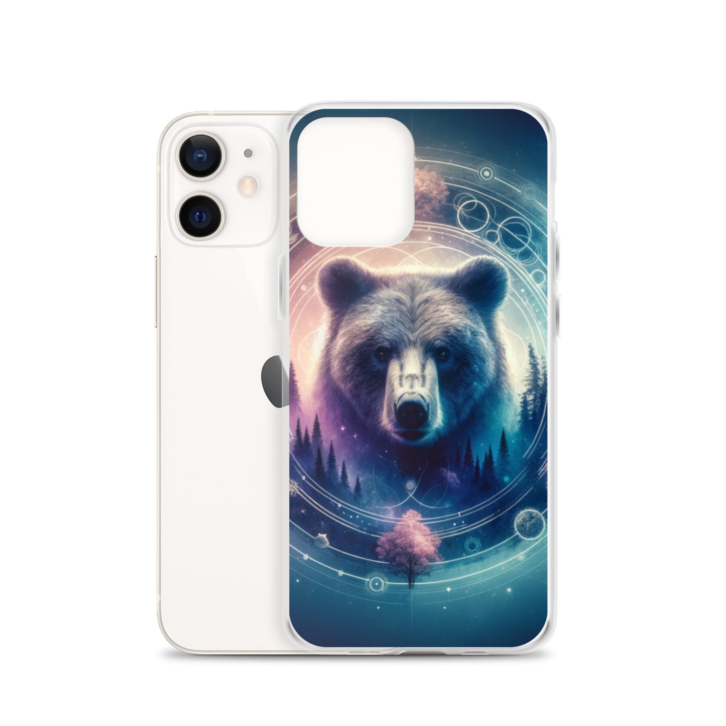Clear iPhone Case - Dreamy Bear