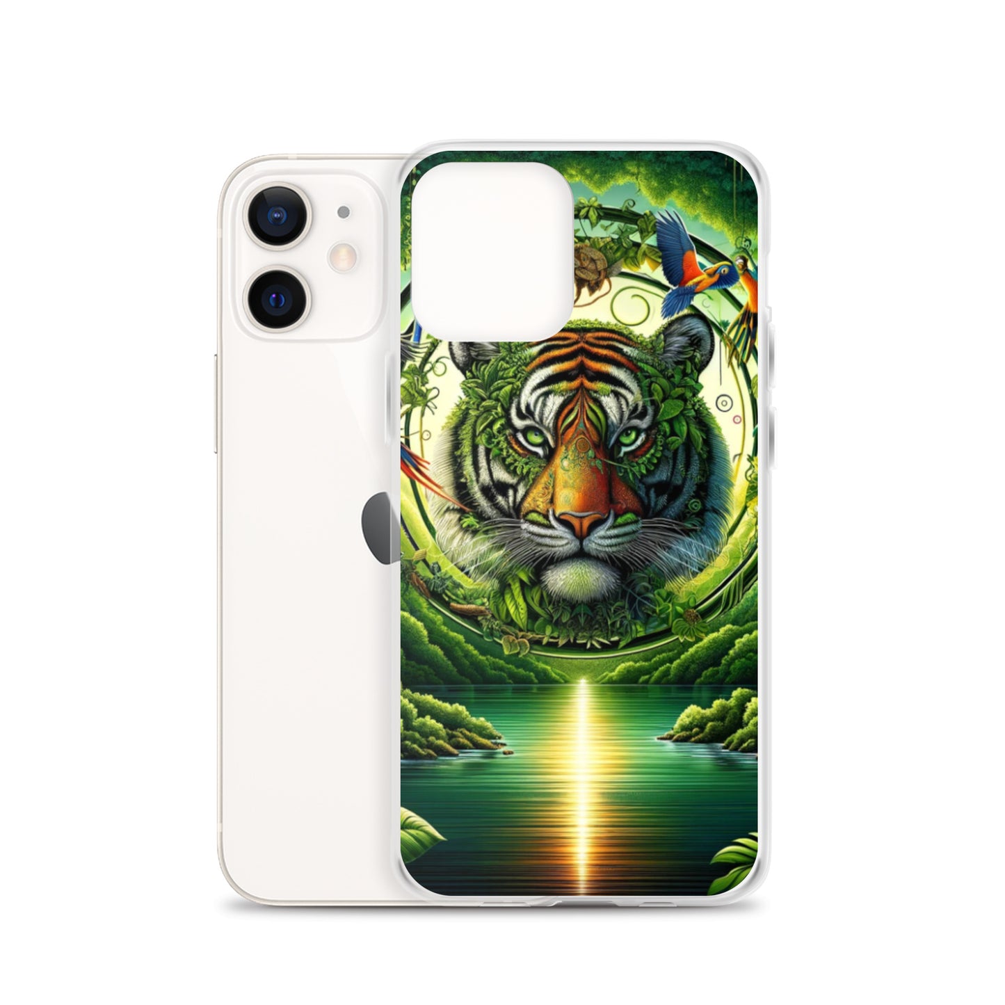 Clear iPhone Case - Vibrant & Natural Tiger