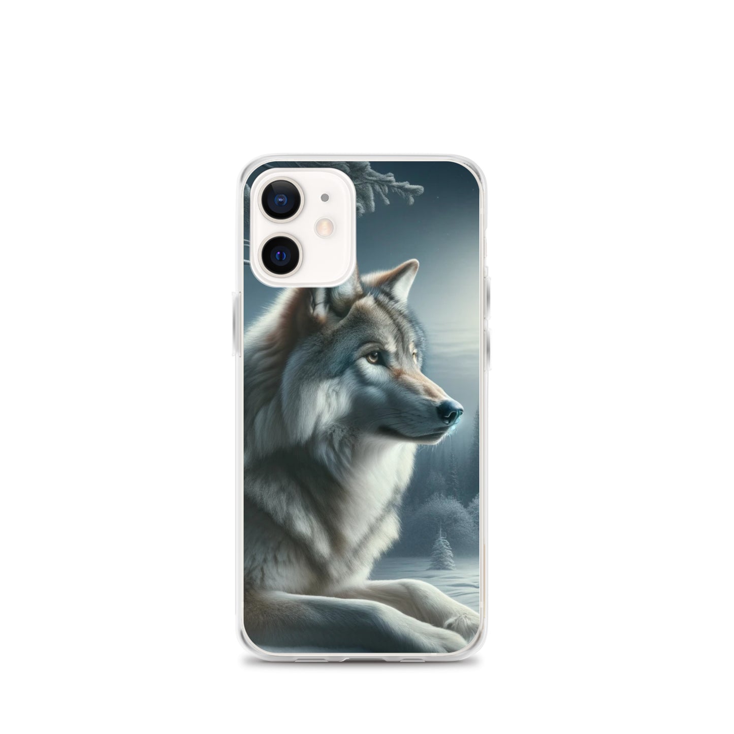 Clear iPhone Case - Wolf at Night