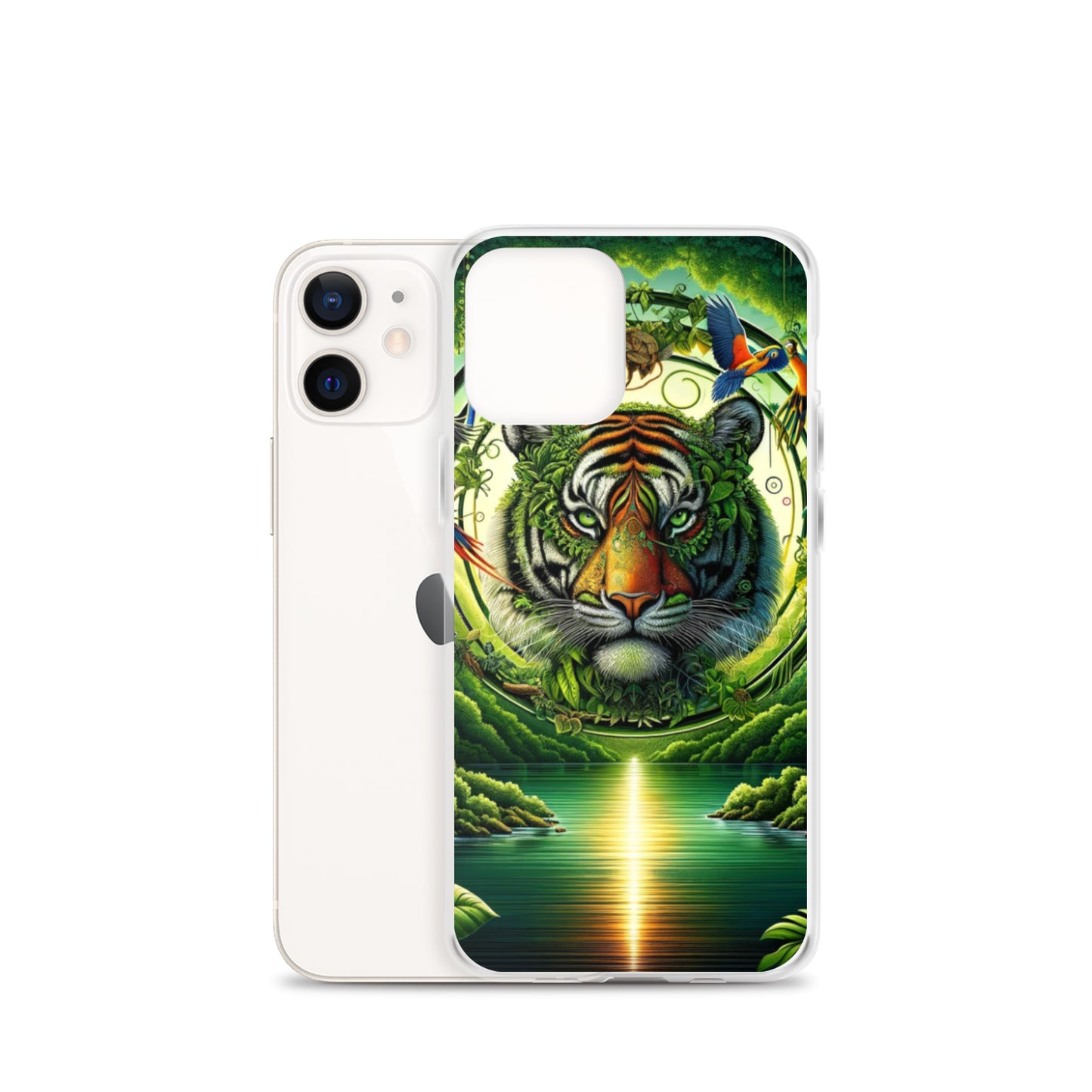 Clear iPhone Case - Vibrant & Natural Tiger