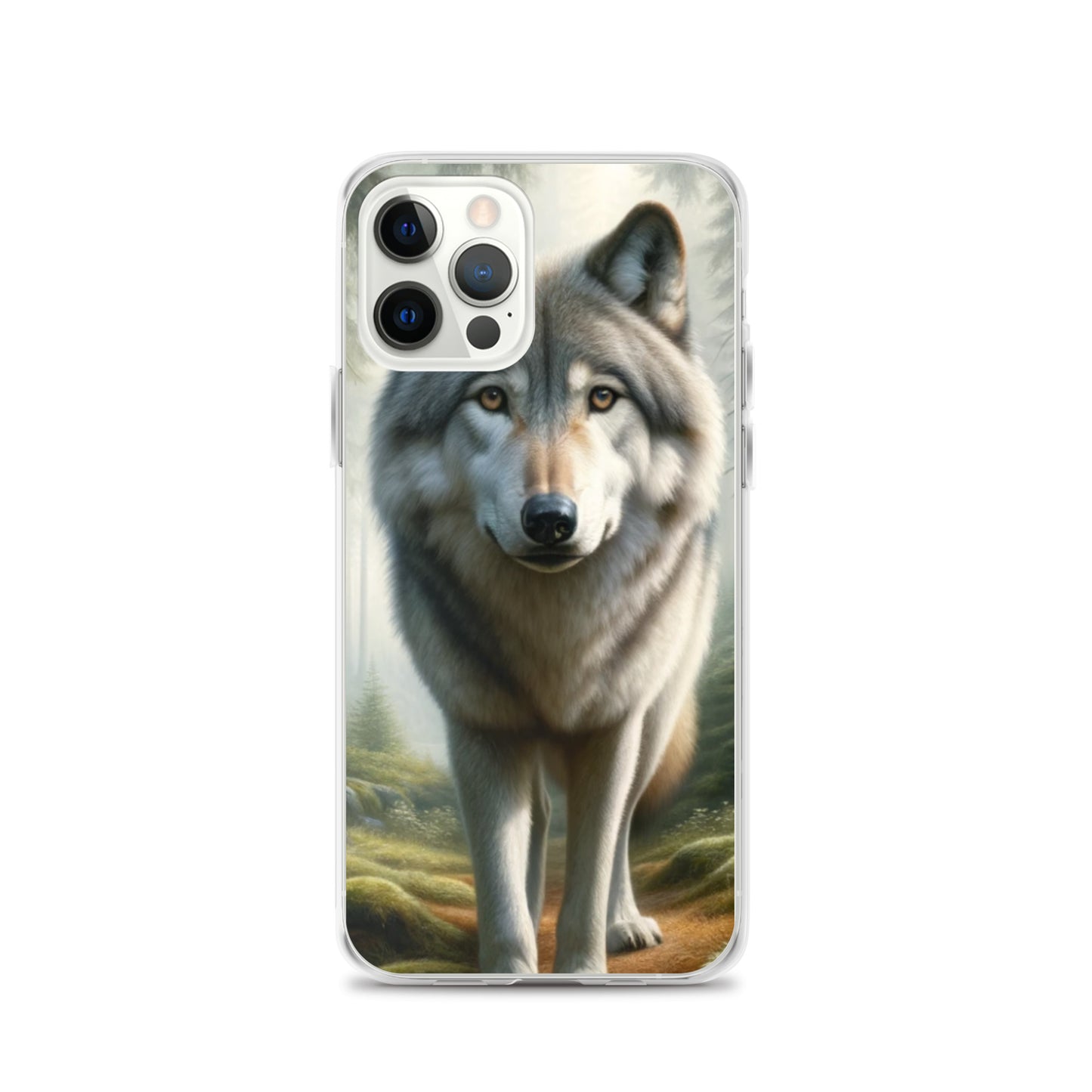 Clear iPhone Case - Forest Wolf