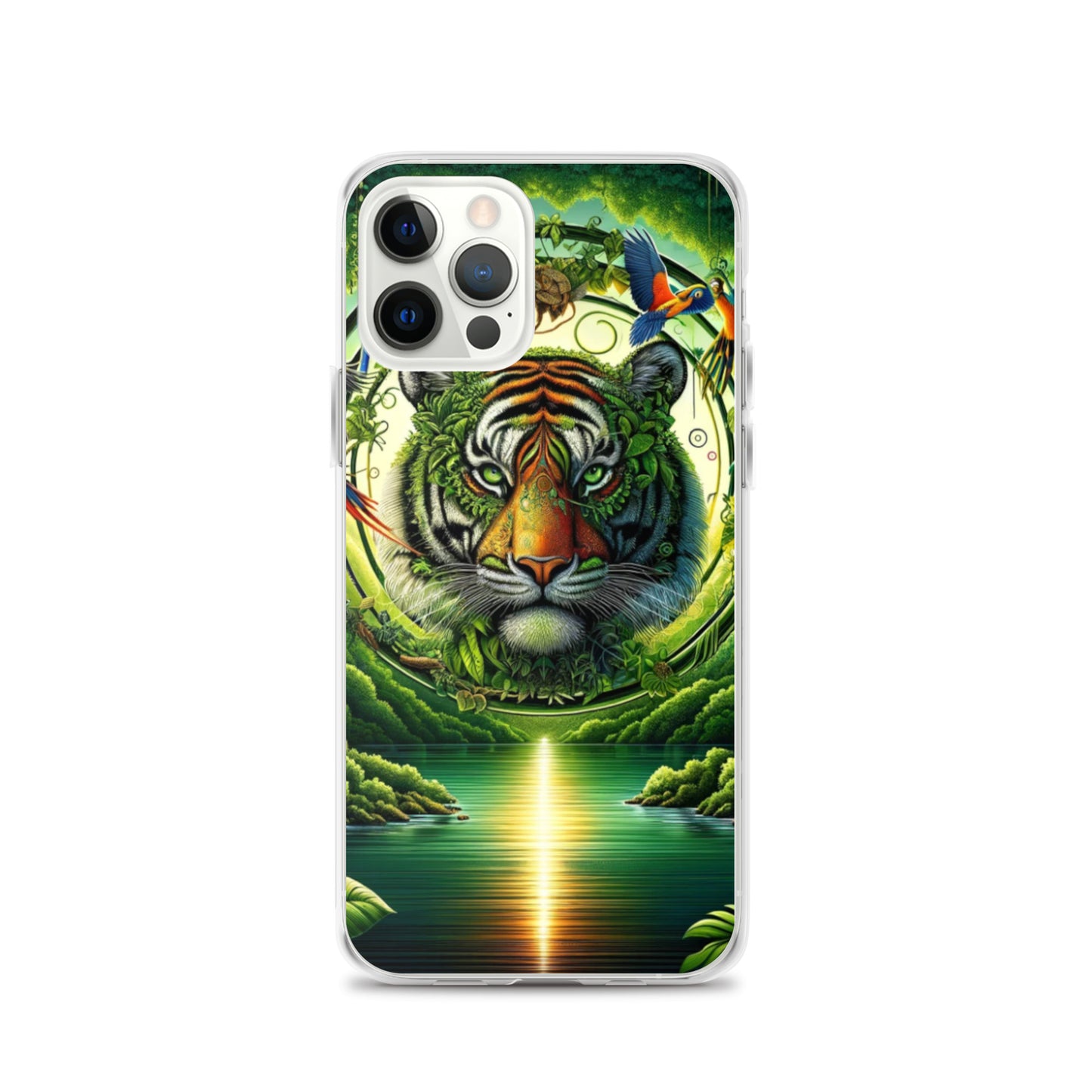 Clear iPhone Case - Vibrant & Natural Tiger