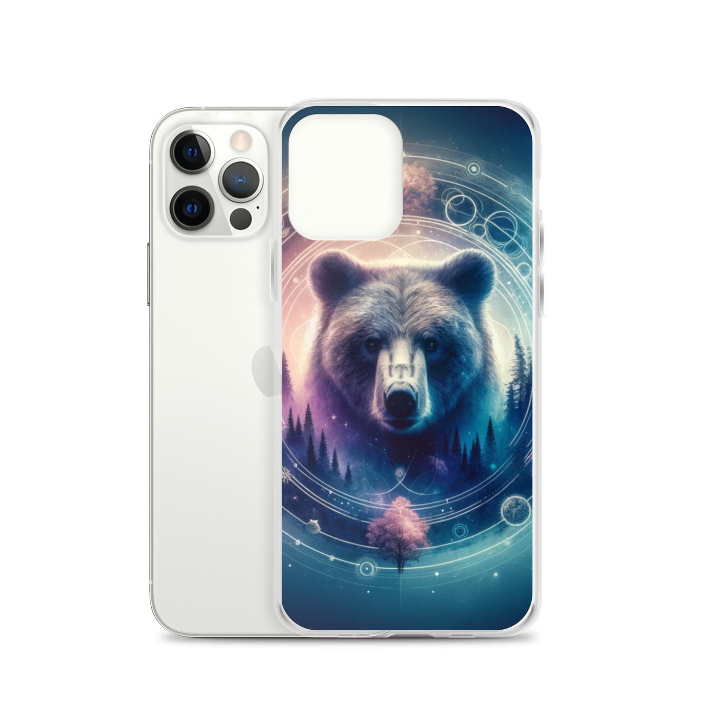 Clear iPhone Case - Dreamy Bear