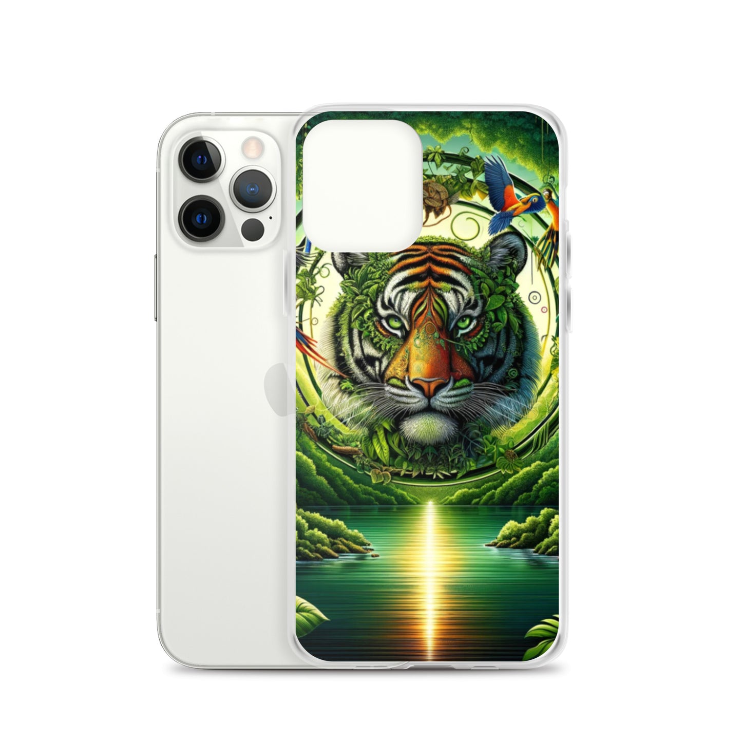 Clear iPhone Case - Vibrant & Natural Tiger