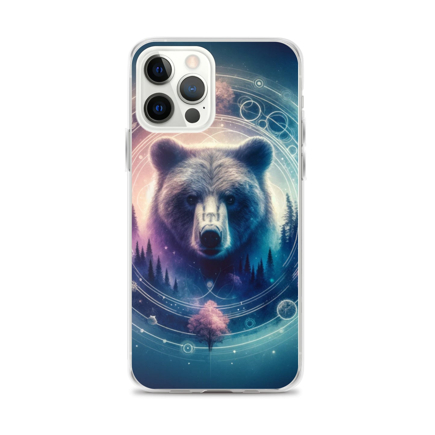 Clear iPhone Case - Dreamy Bear