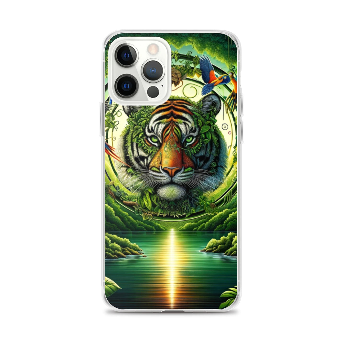 Clear iPhone Case - Vibrant & Natural Tiger