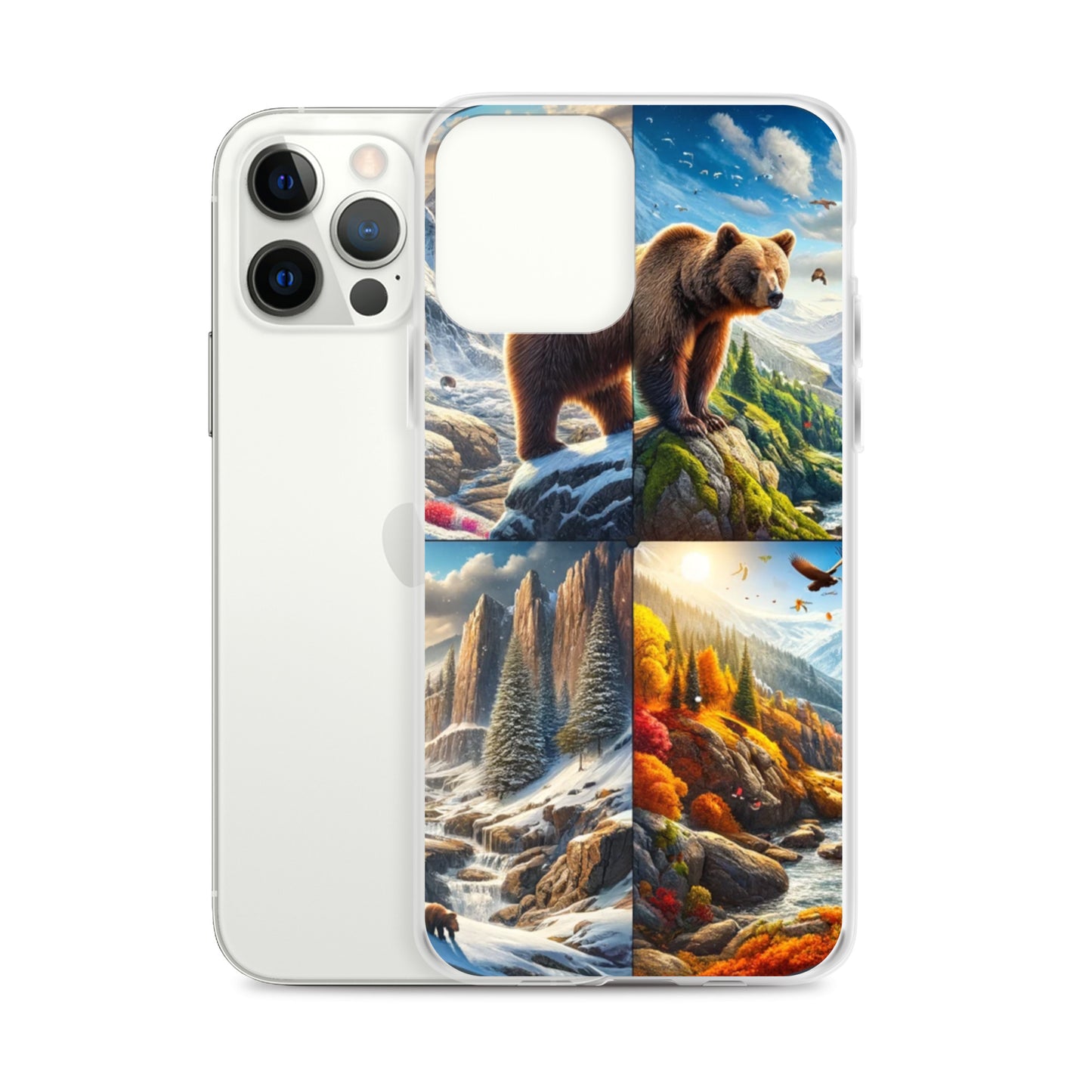 Clear iPhone Case - Seasons of the Bear