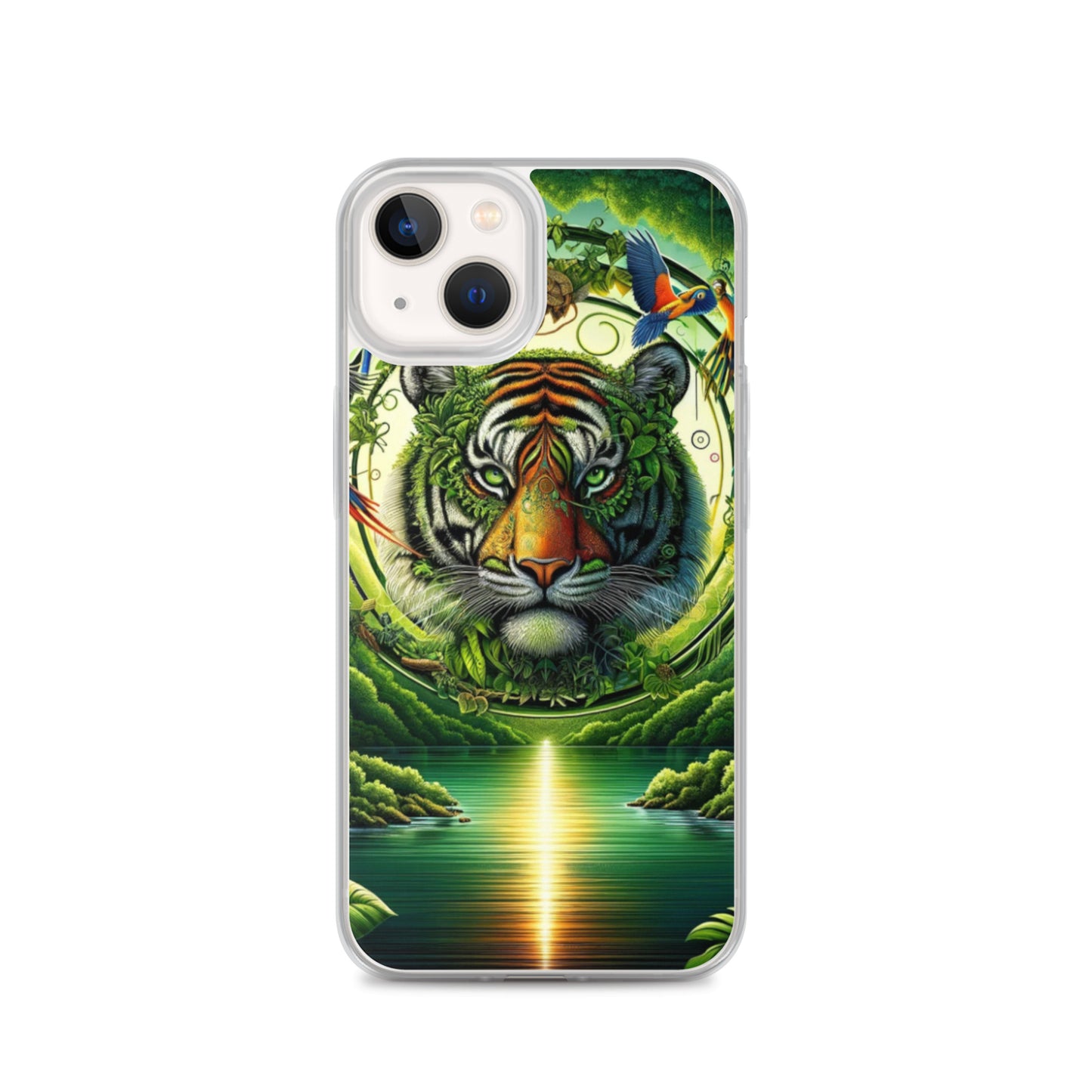 Clear iPhone Case - Vibrant & Natural Tiger