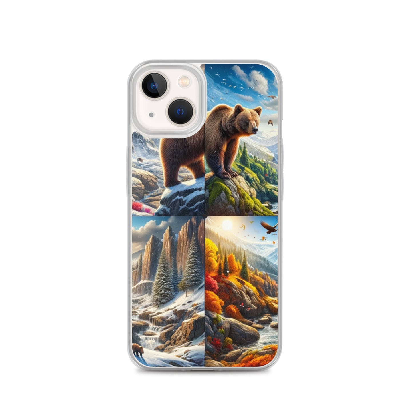 Clear iPhone Case - Seasons of the Bear