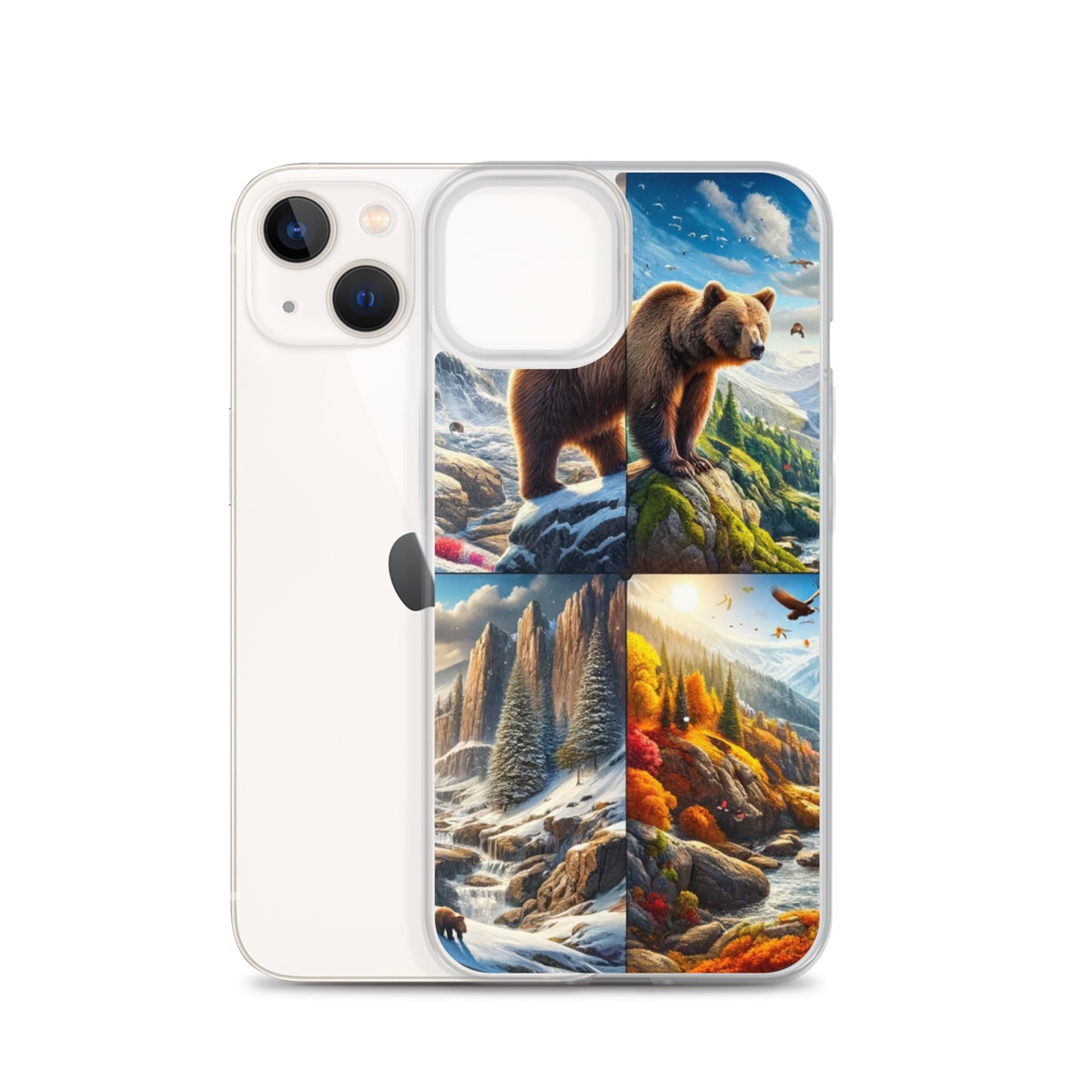 Clear iPhone Case - Seasons of the Bear