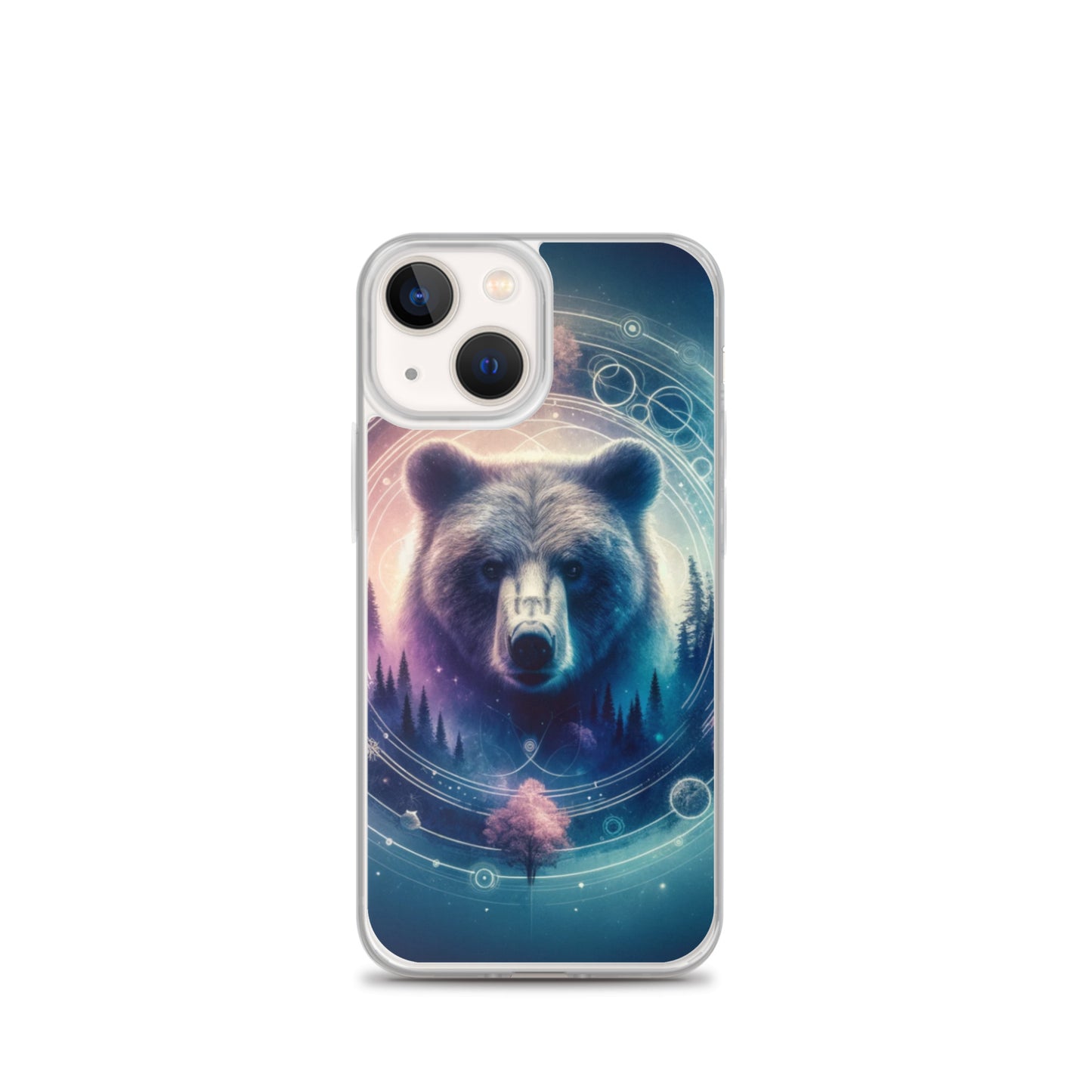 Clear iPhone Case - Dreamy Bear