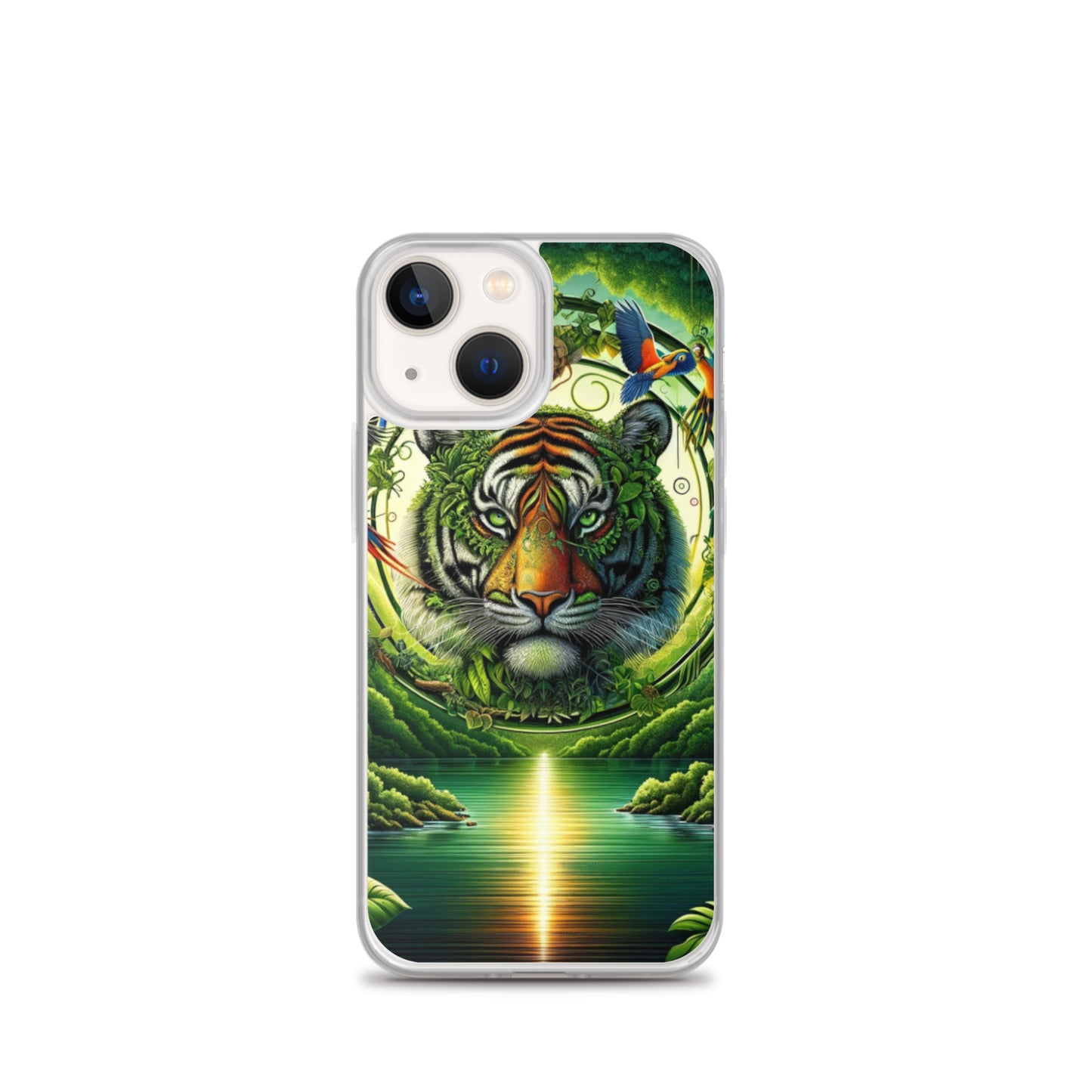 Clear iPhone Case - Vibrant & Natural Tiger