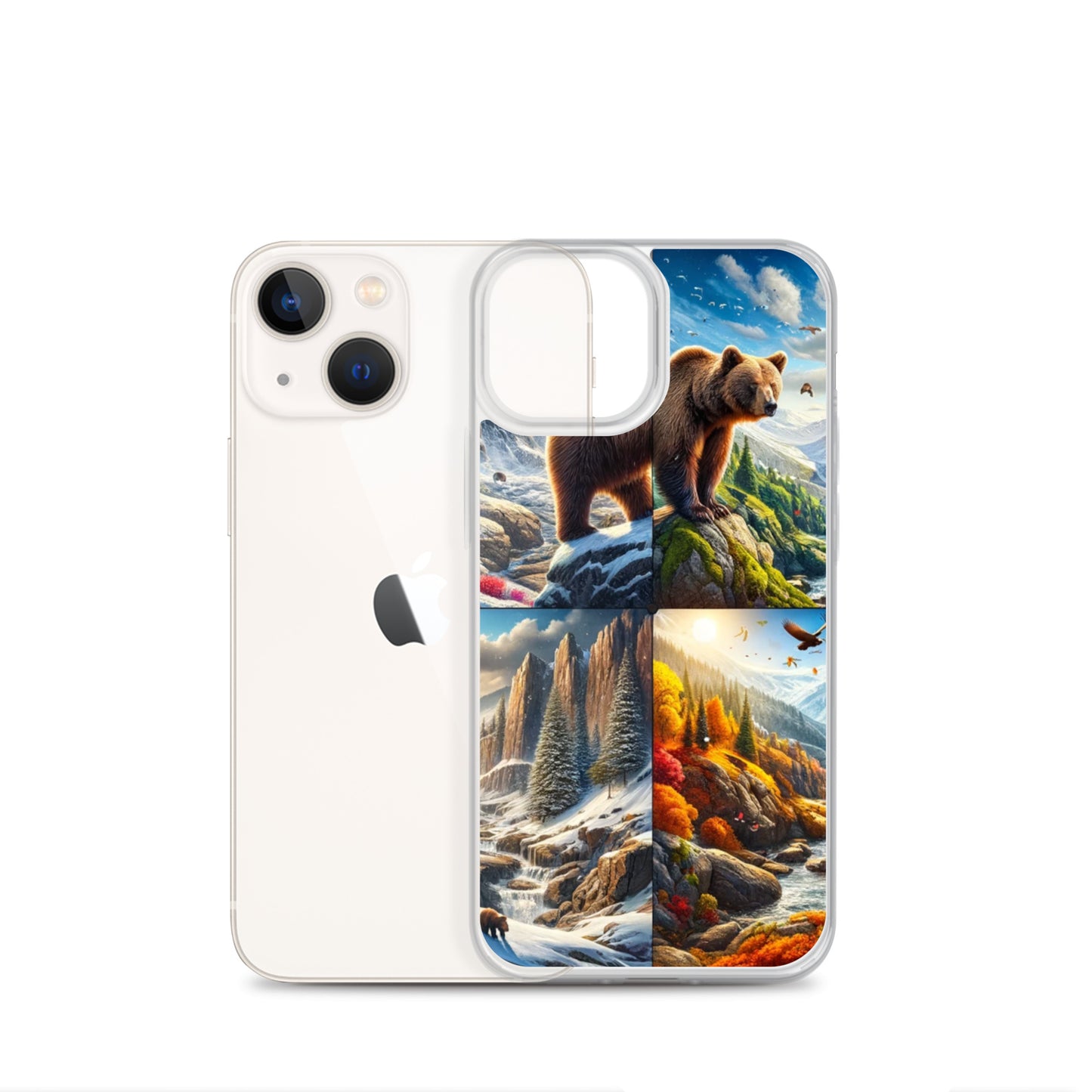Clear iPhone Case - Seasons of the Bear