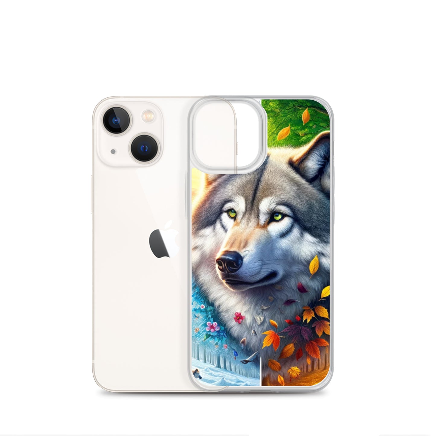 Clear iPhone Case - Wolves of the Wild