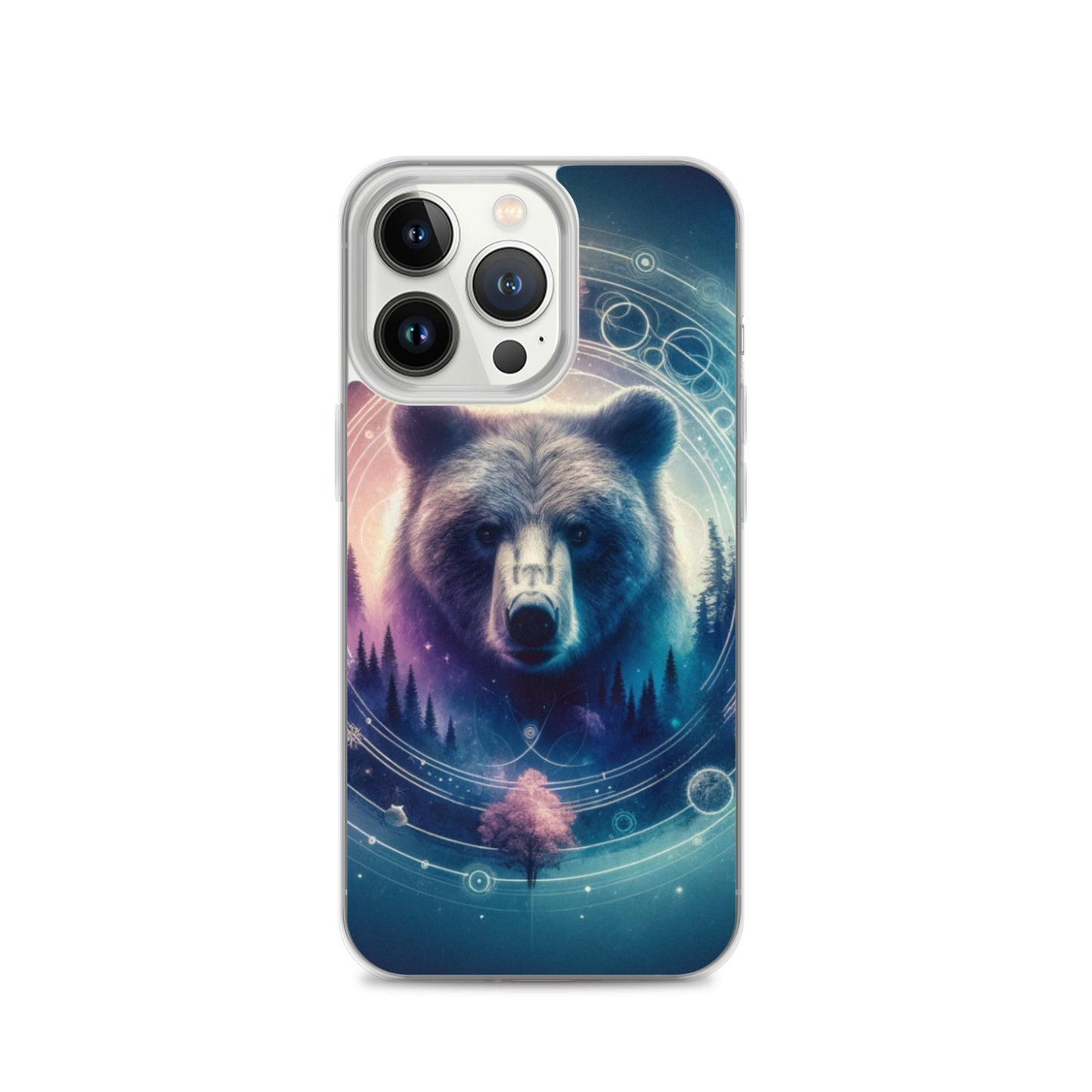 Clear iPhone Case - Dreamy Bear