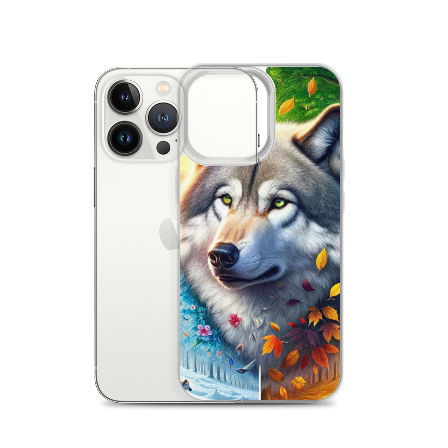 Clear iPhone Case - Wolves of the Wild