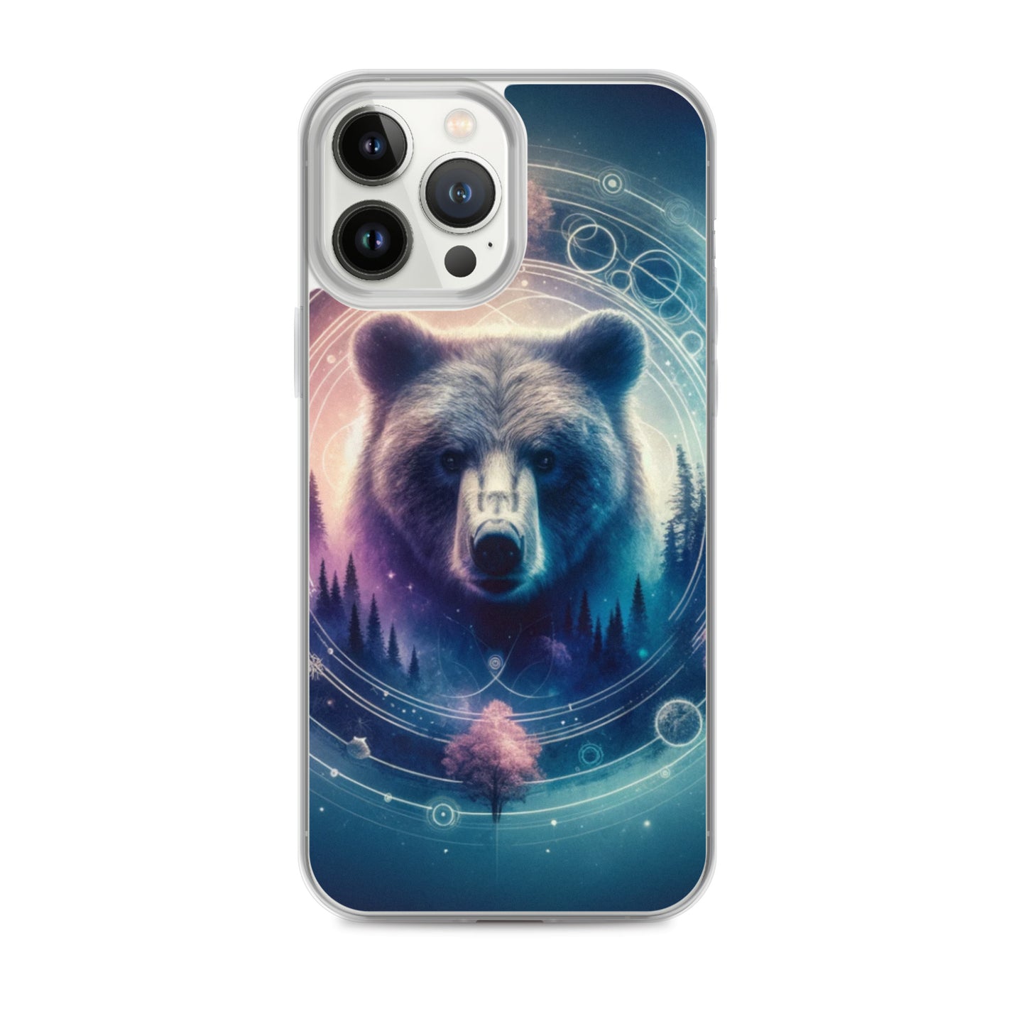 Clear iPhone Case - Dreamy Bear